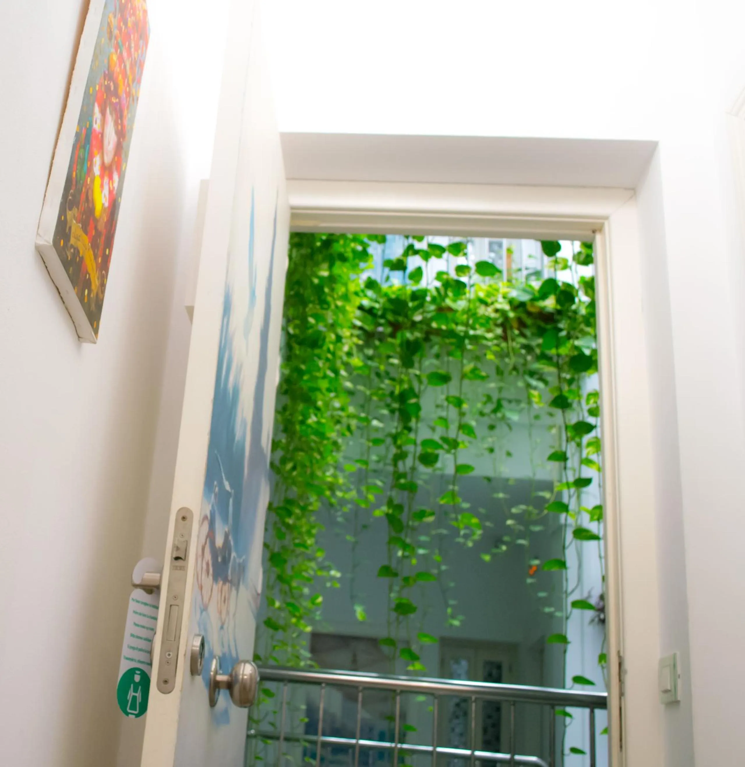 Inner courtyard view in Un Patio en Santa Cruz