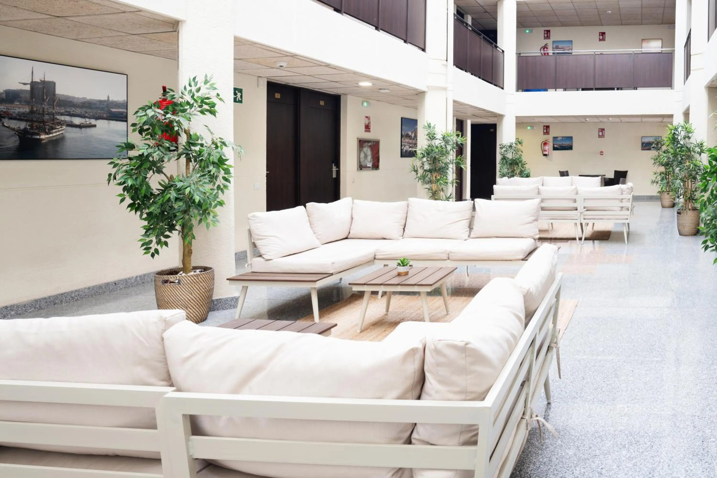 Living room in Aparthotel Ona Palamós
