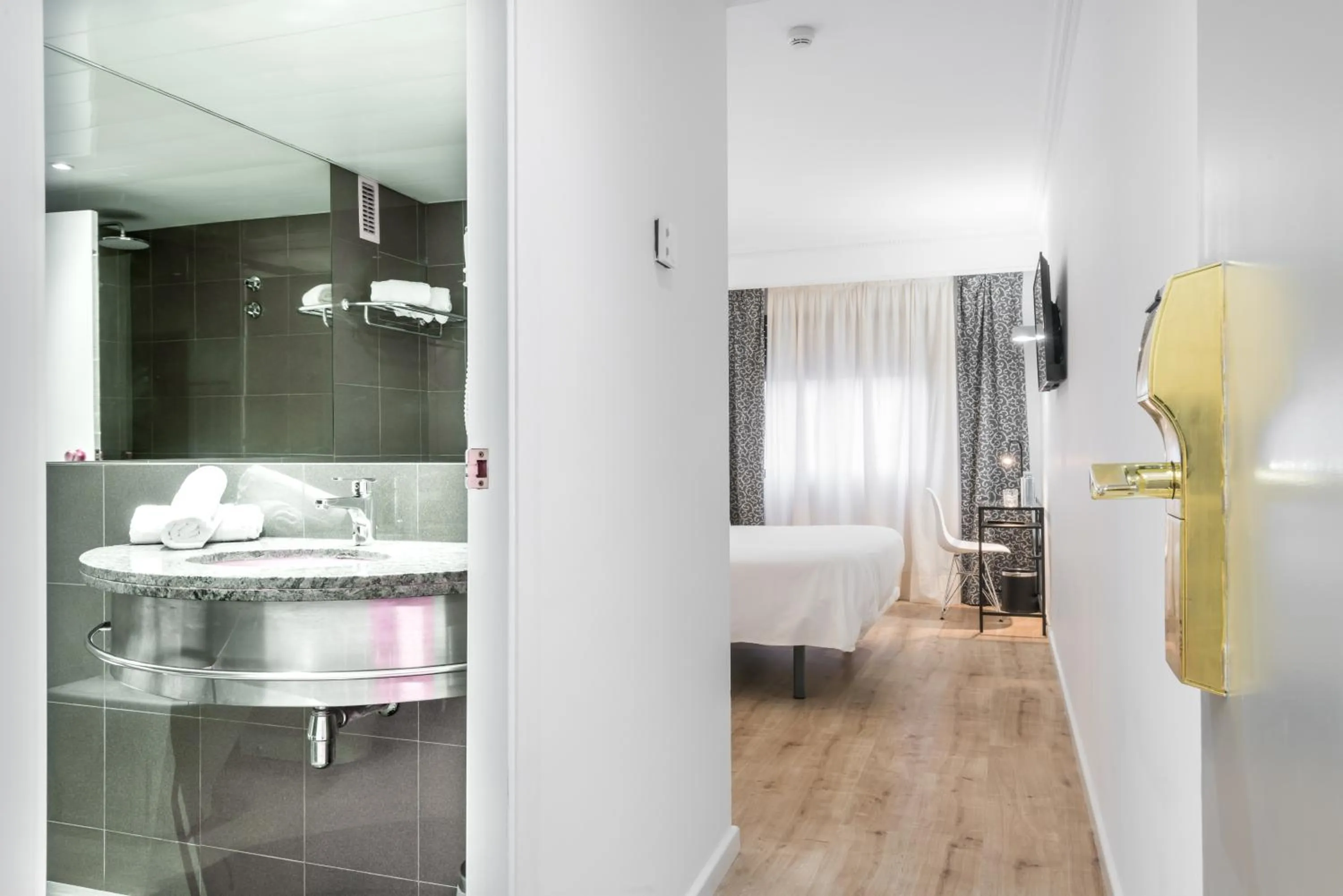 Bed in Hotel Sansi Park