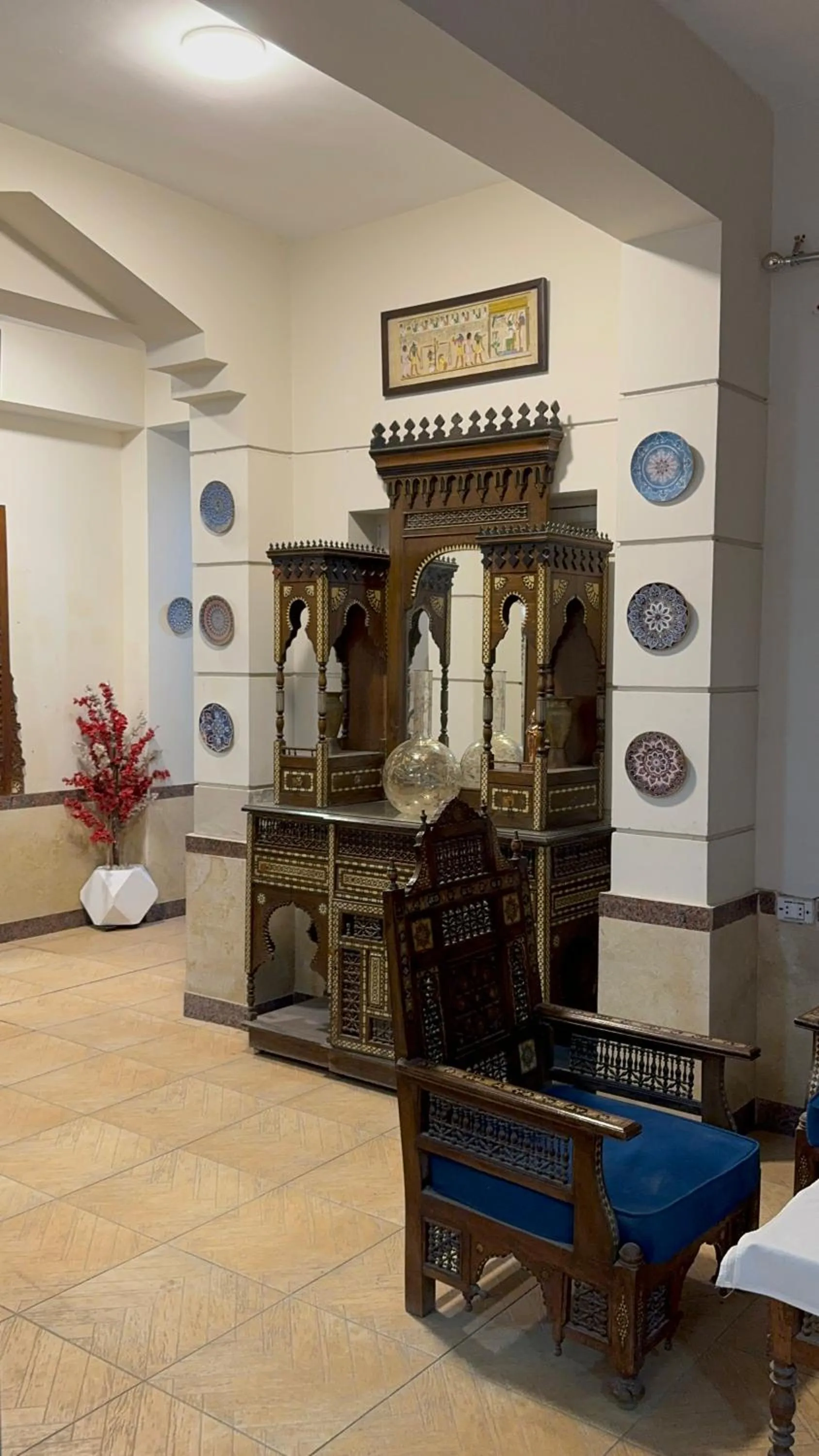 Lobby or reception in Osiris pyramids view inn