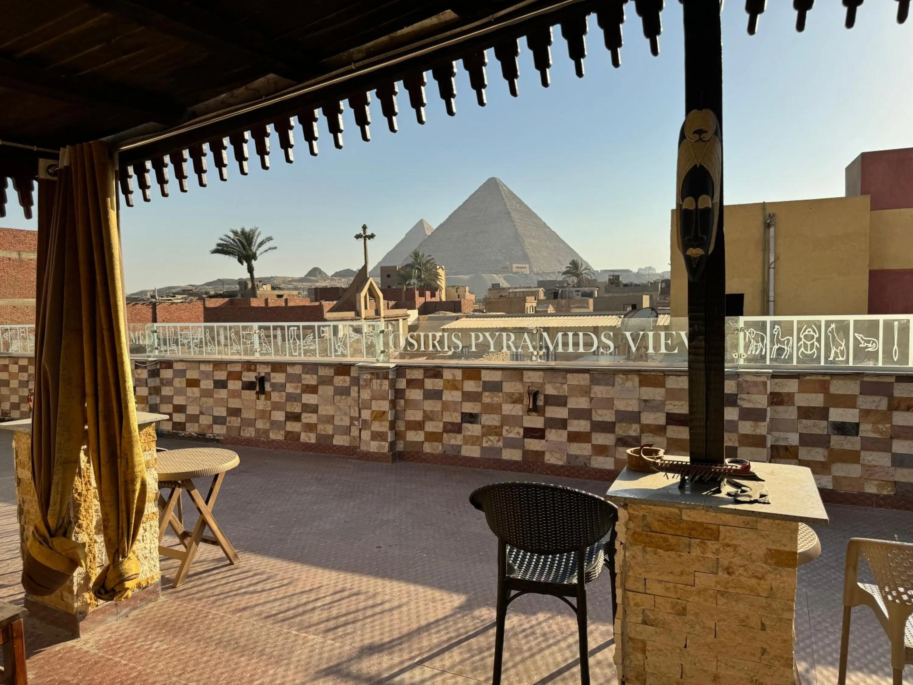 Property building in Osiris pyramids view inn