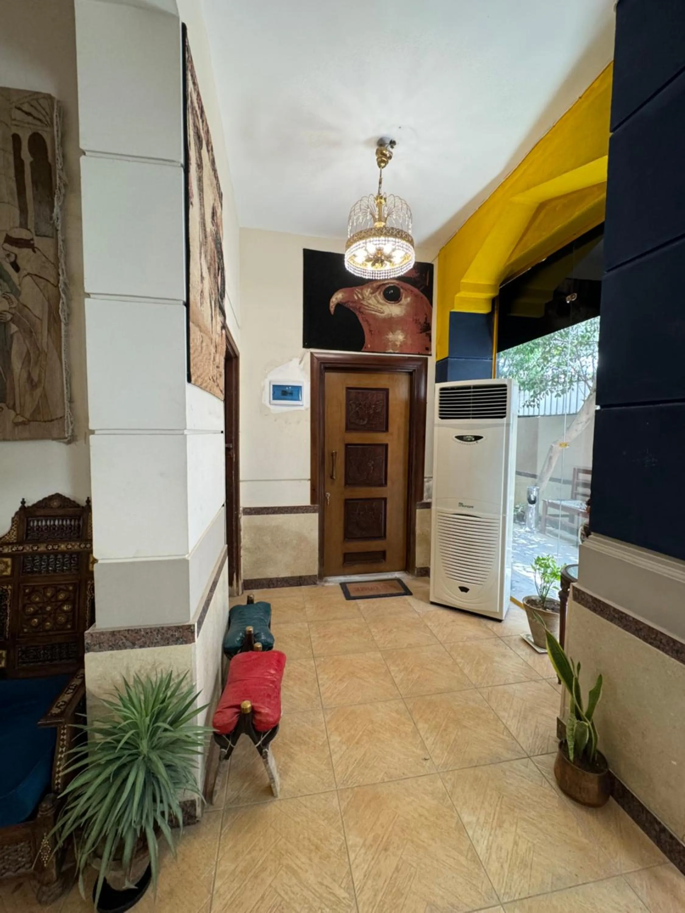 Balcony/Terrace in Osiris pyramids view inn