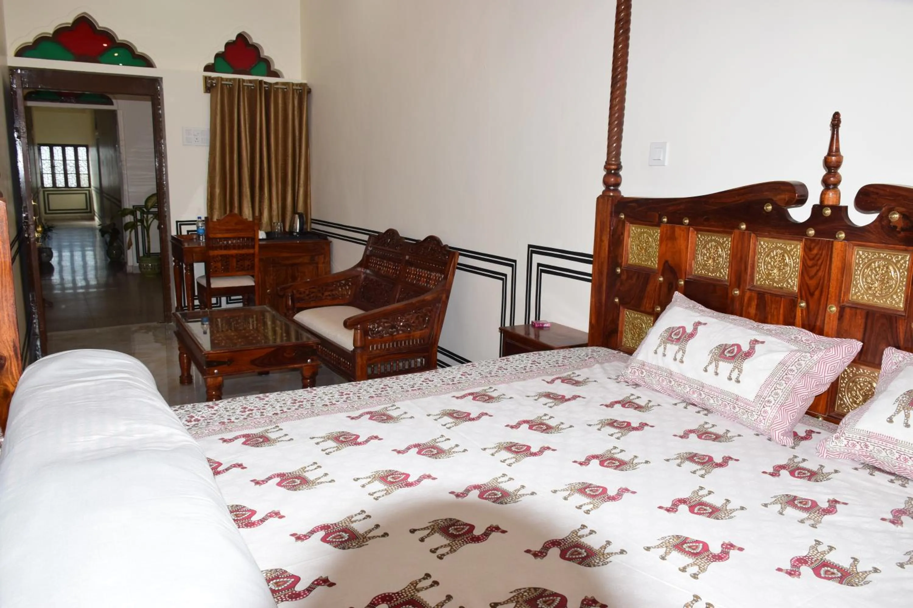 Photo of the whole room, Bed in Hotel MSD Niwas