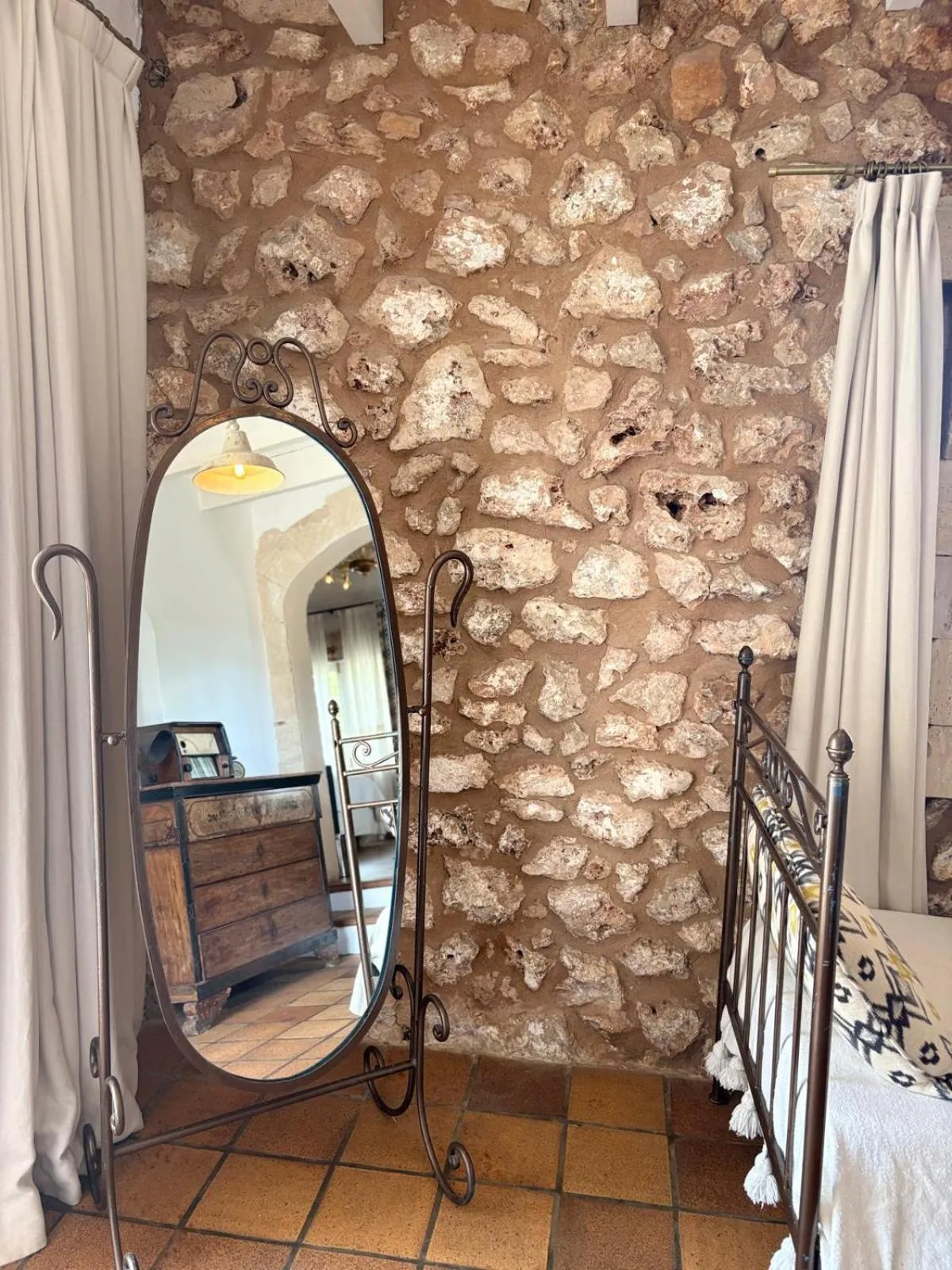 Bed in Finca Hotel Rural Es Turó Spa