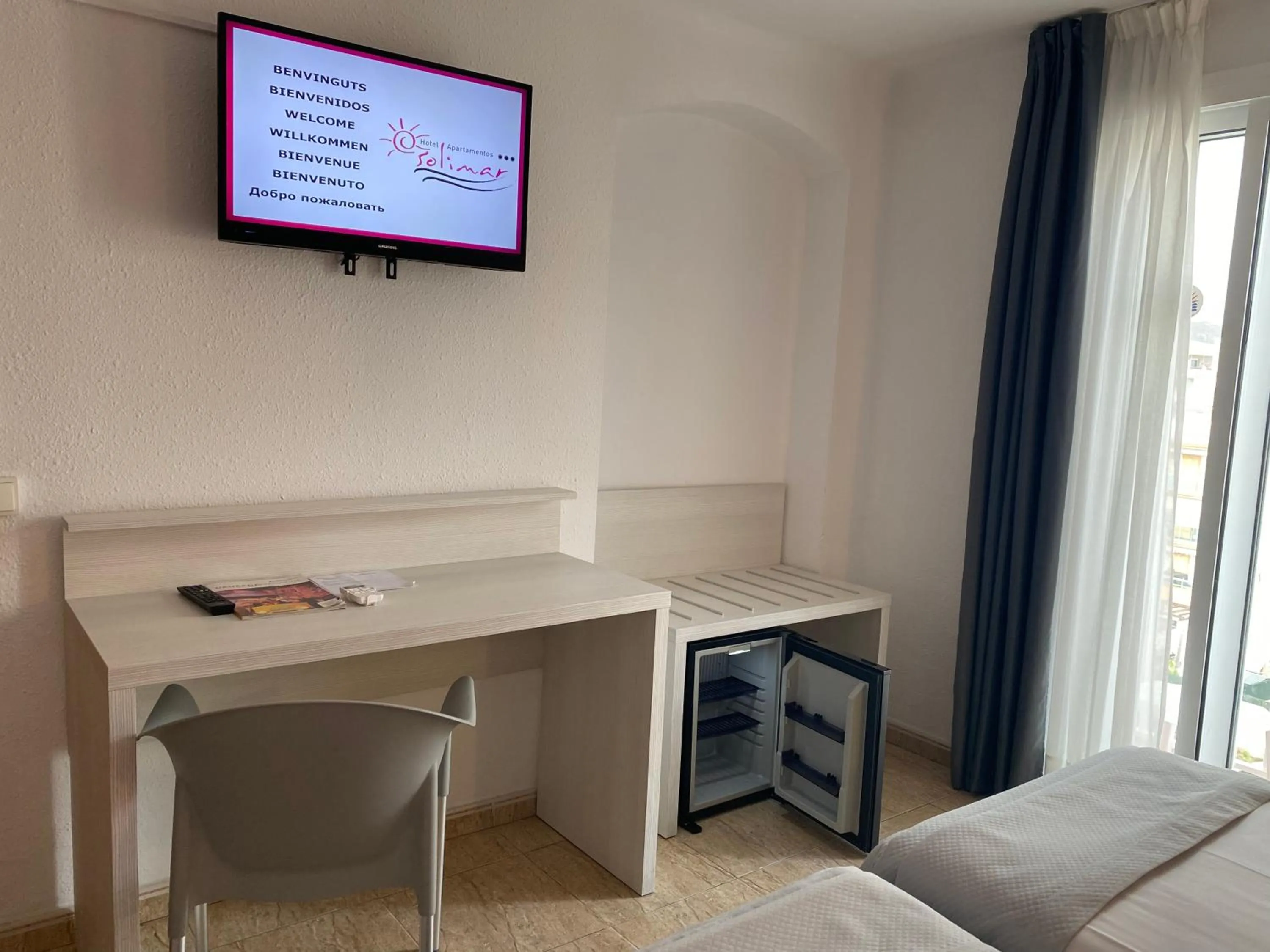 Bedroom, Bed in Hotel Apartamentos Solimar