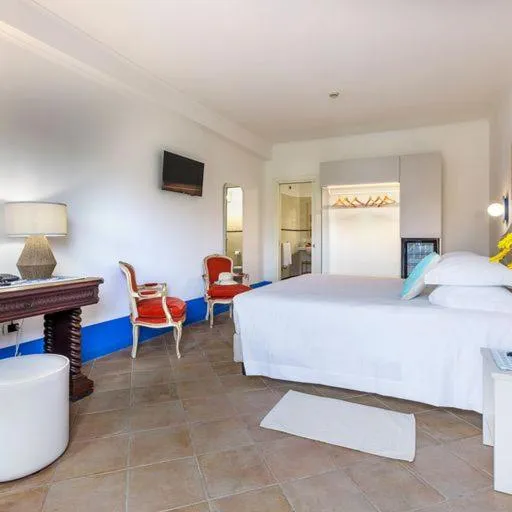 Bed in Riva di Palo Beach Hotel