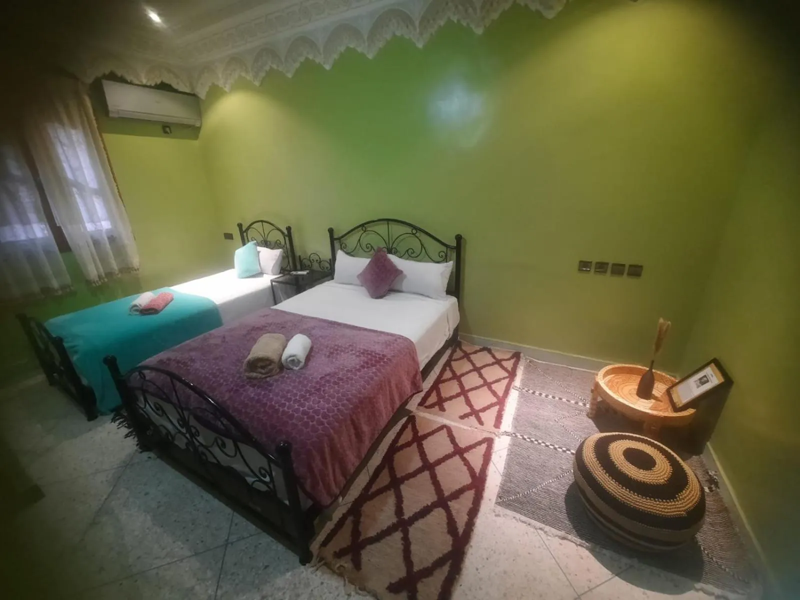 Bed in Riad Perlamazigh