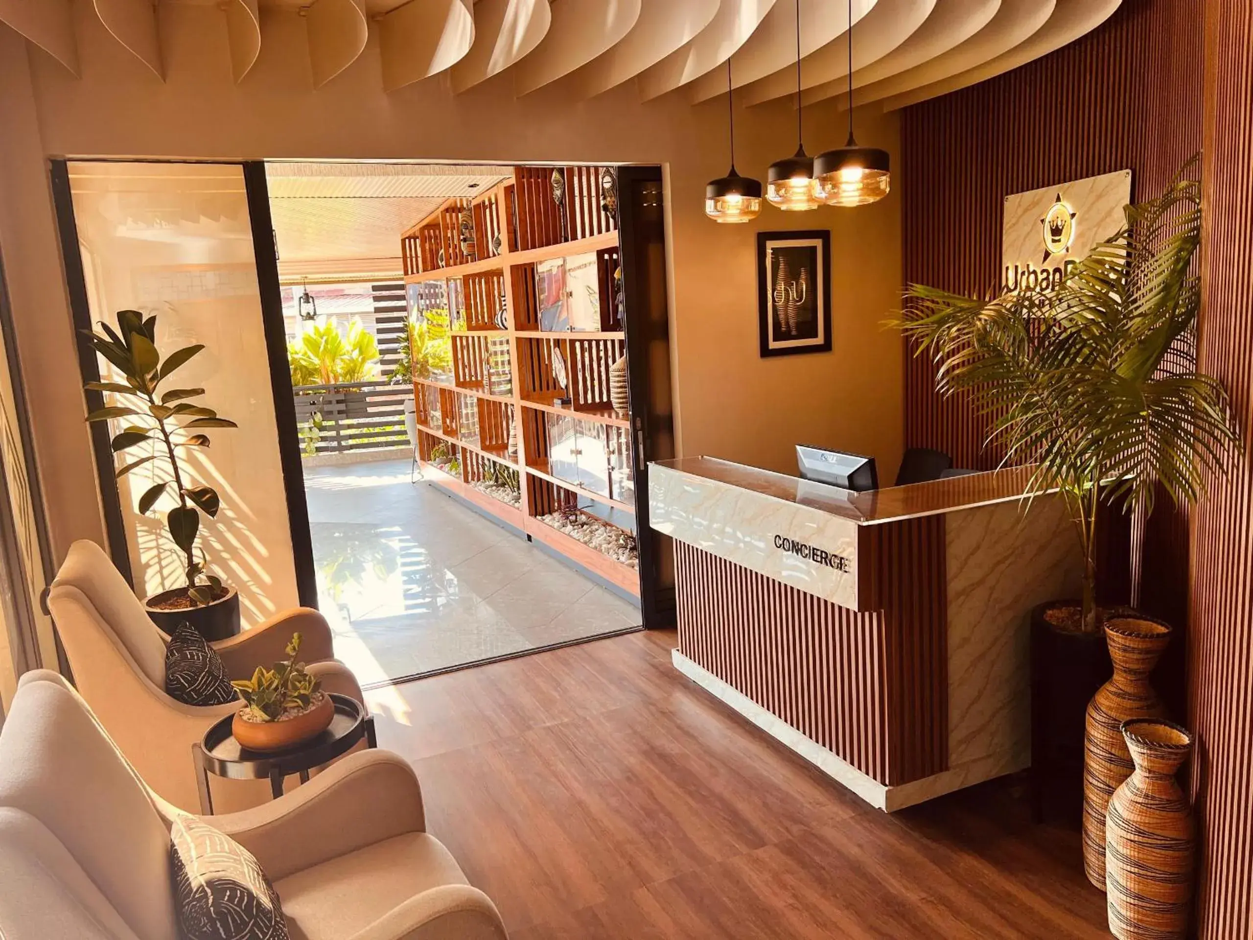 Lobby or reception in Urban Park Suites Hotel Lobby or reception in Urban Park Suites Hotel