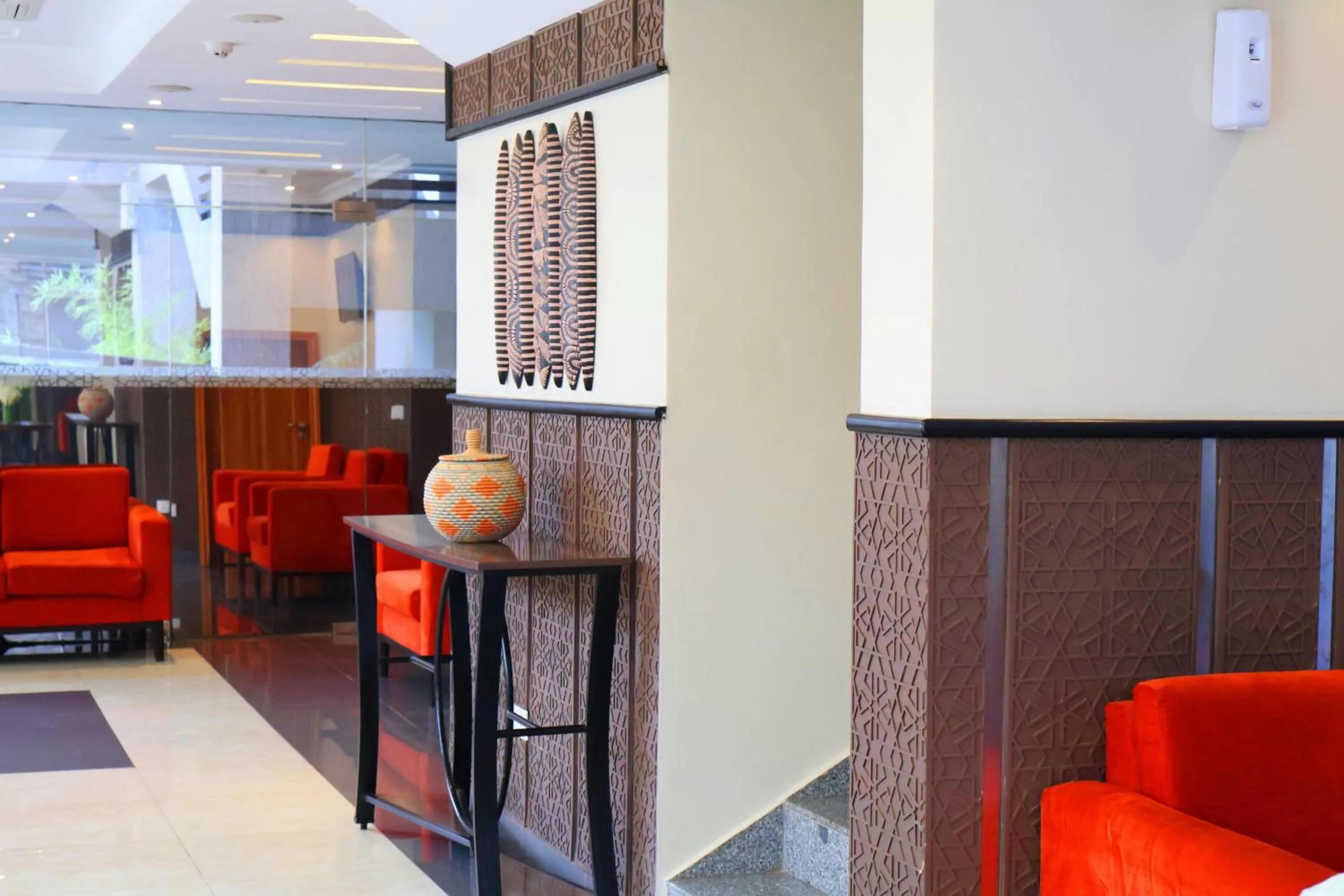 Decorative detail in Urban Park Suites Hotel