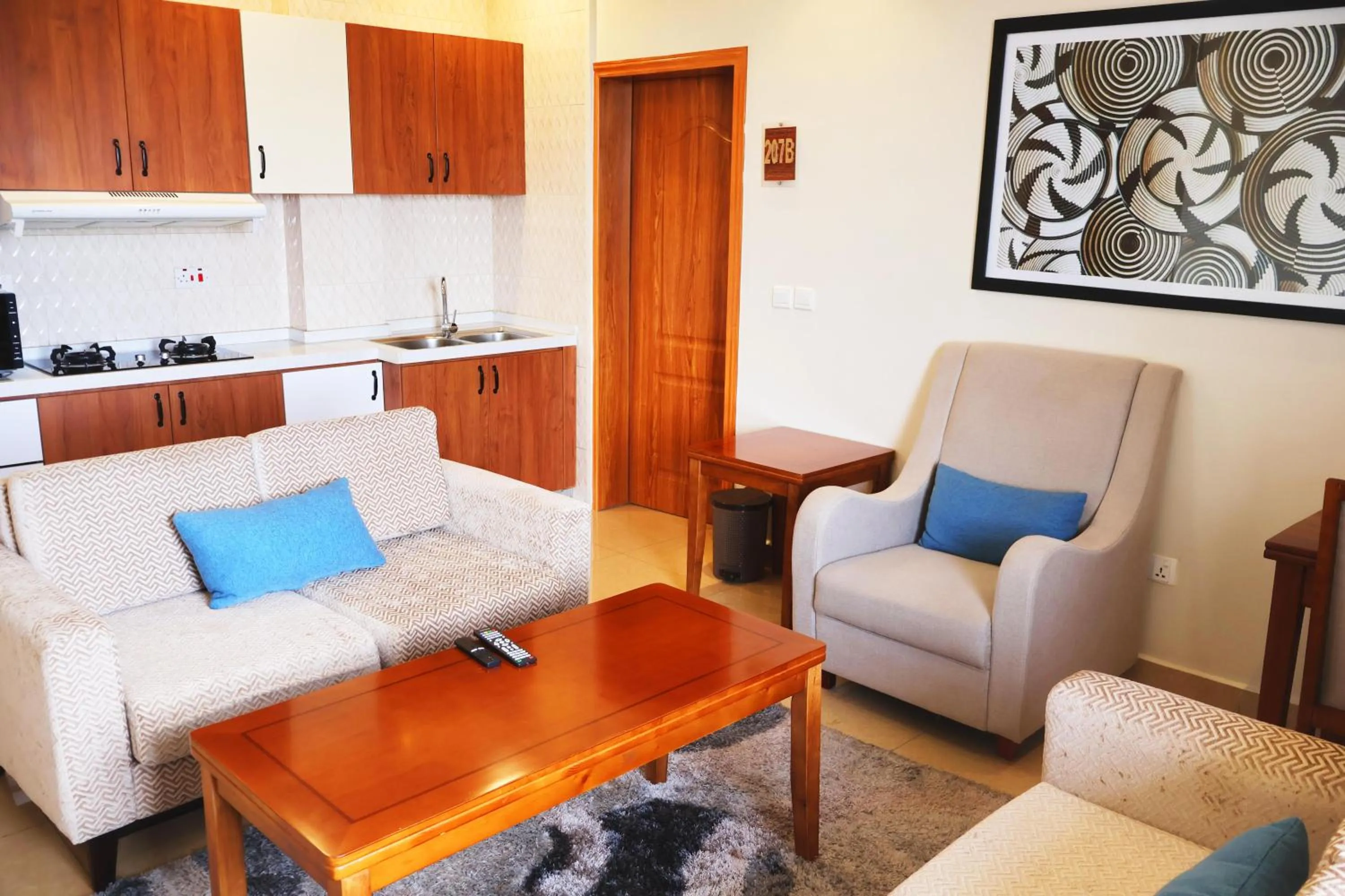 Living room in Urban Park Suites Hotel