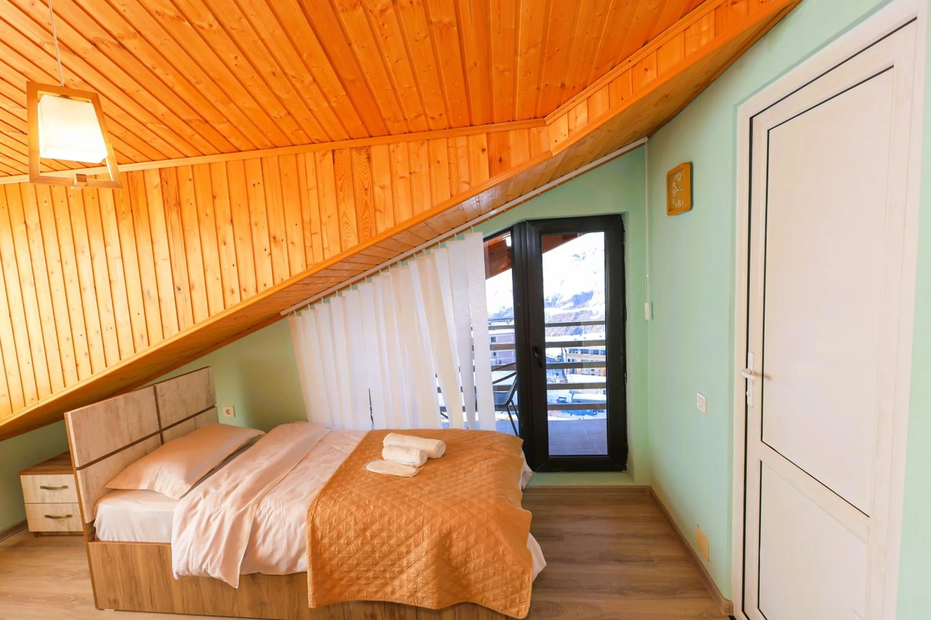 Bed in Dandelion Hotel Gudauri