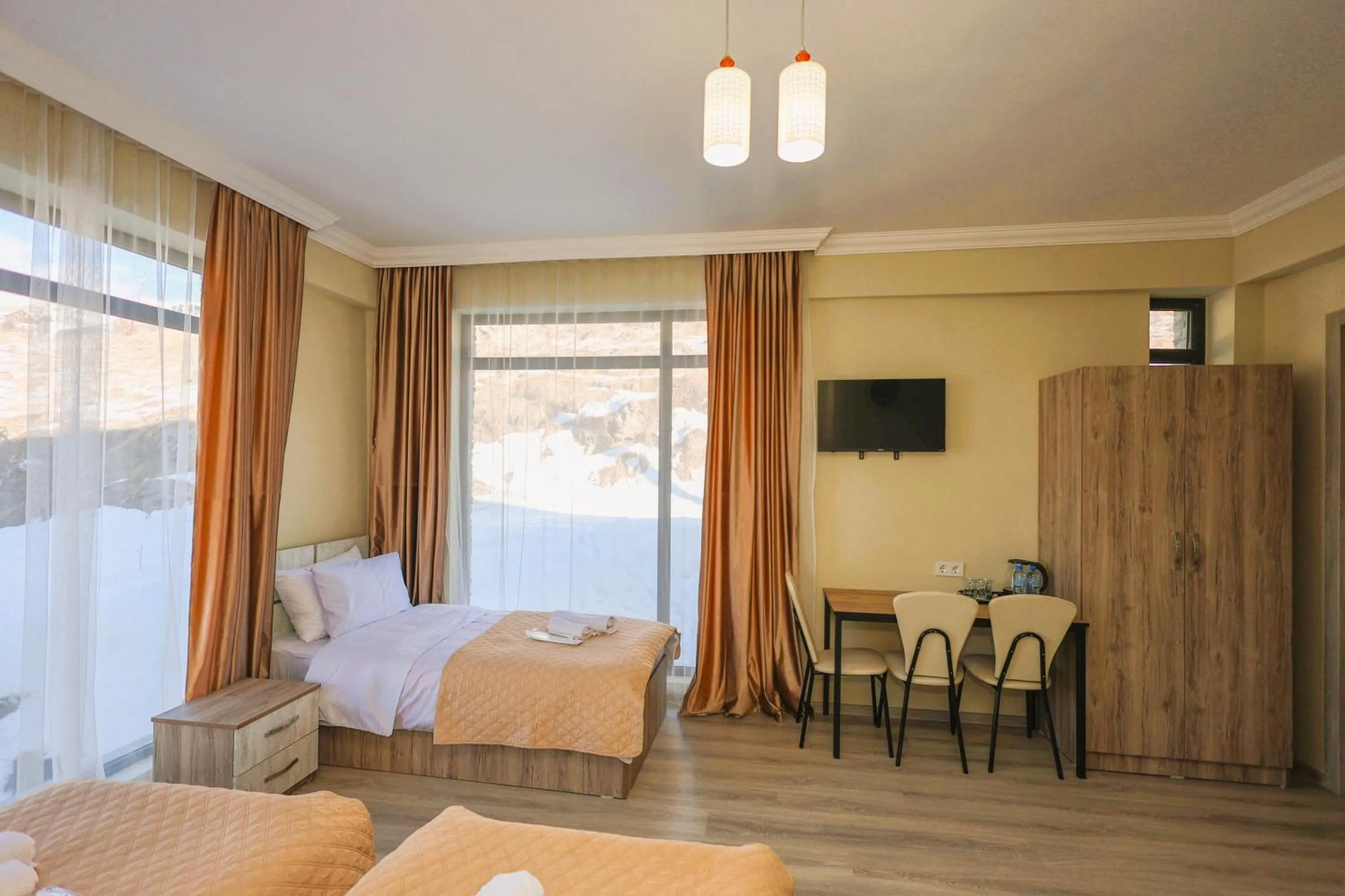 Bed in Dandelion Hotel Gudauri