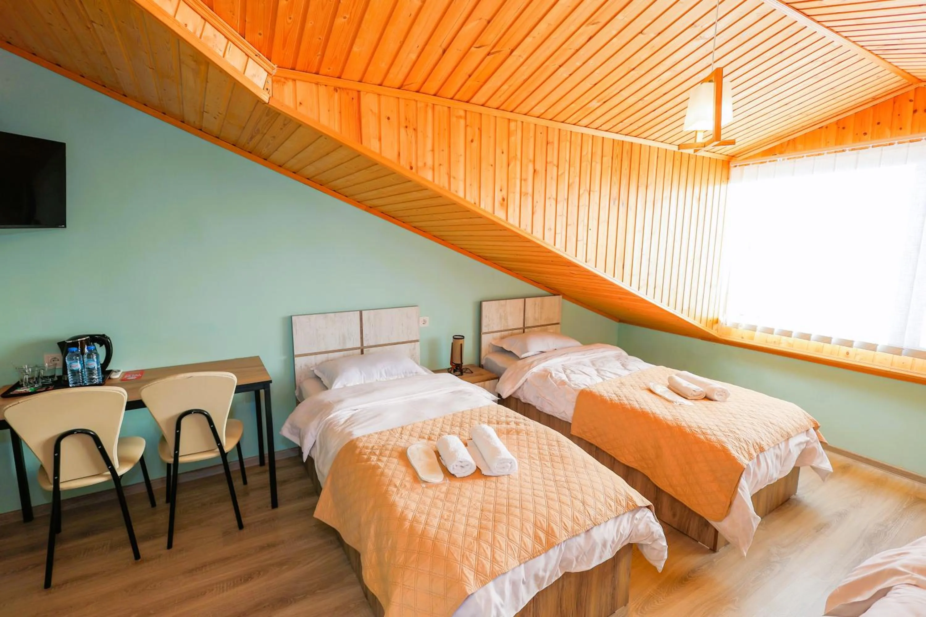 Bed in Dandelion Hotel Gudauri