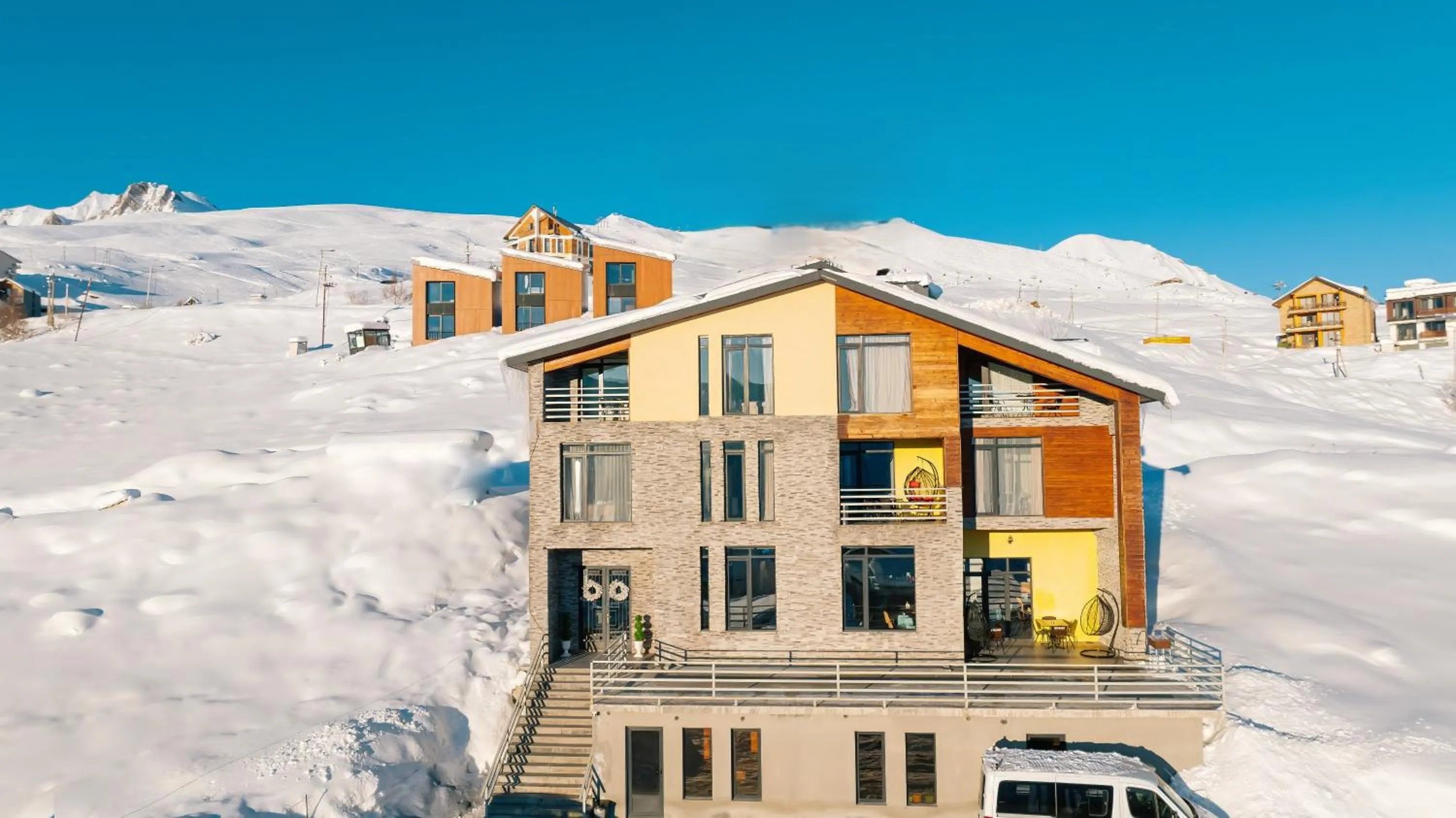 Property building in Dandelion Hotel Gudauri