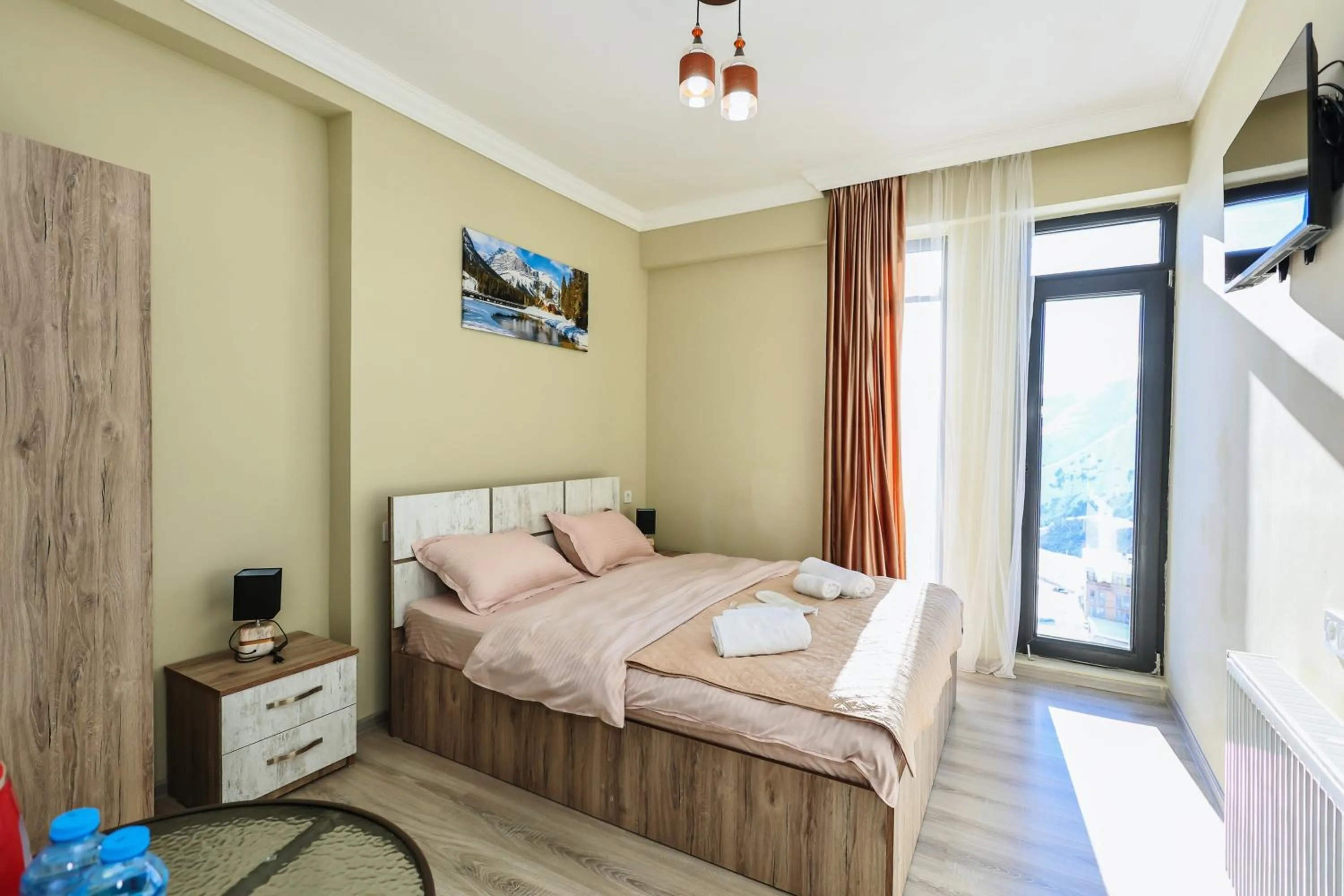 Bed in Dandelion Hotel Gudauri