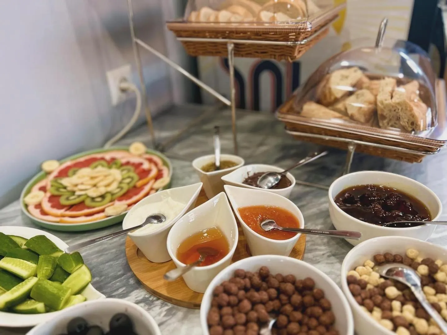 Breakfast in Dandelion Hotel Gudauri