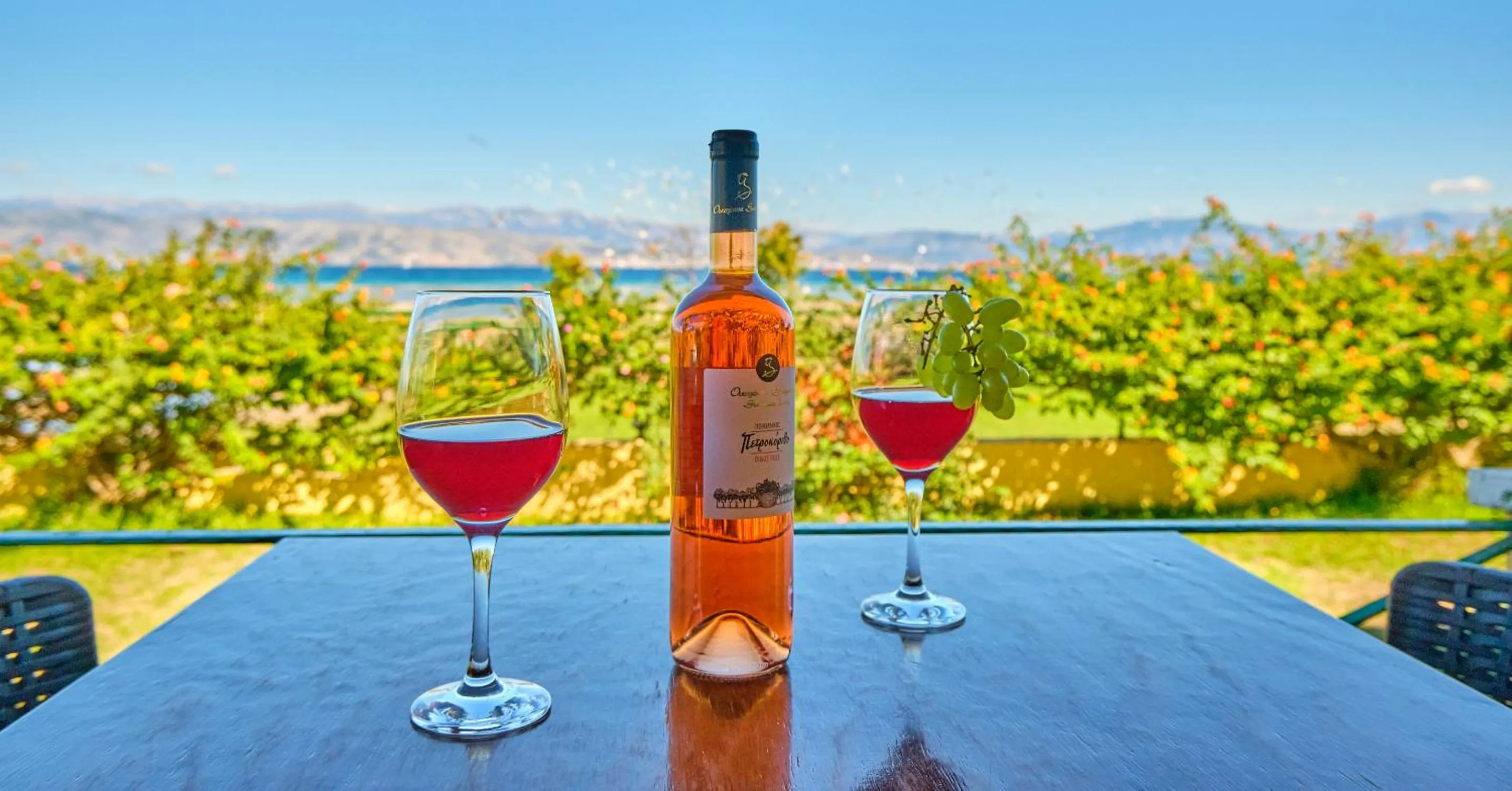 Natural landscape in Nikos Kalamaki Corfu