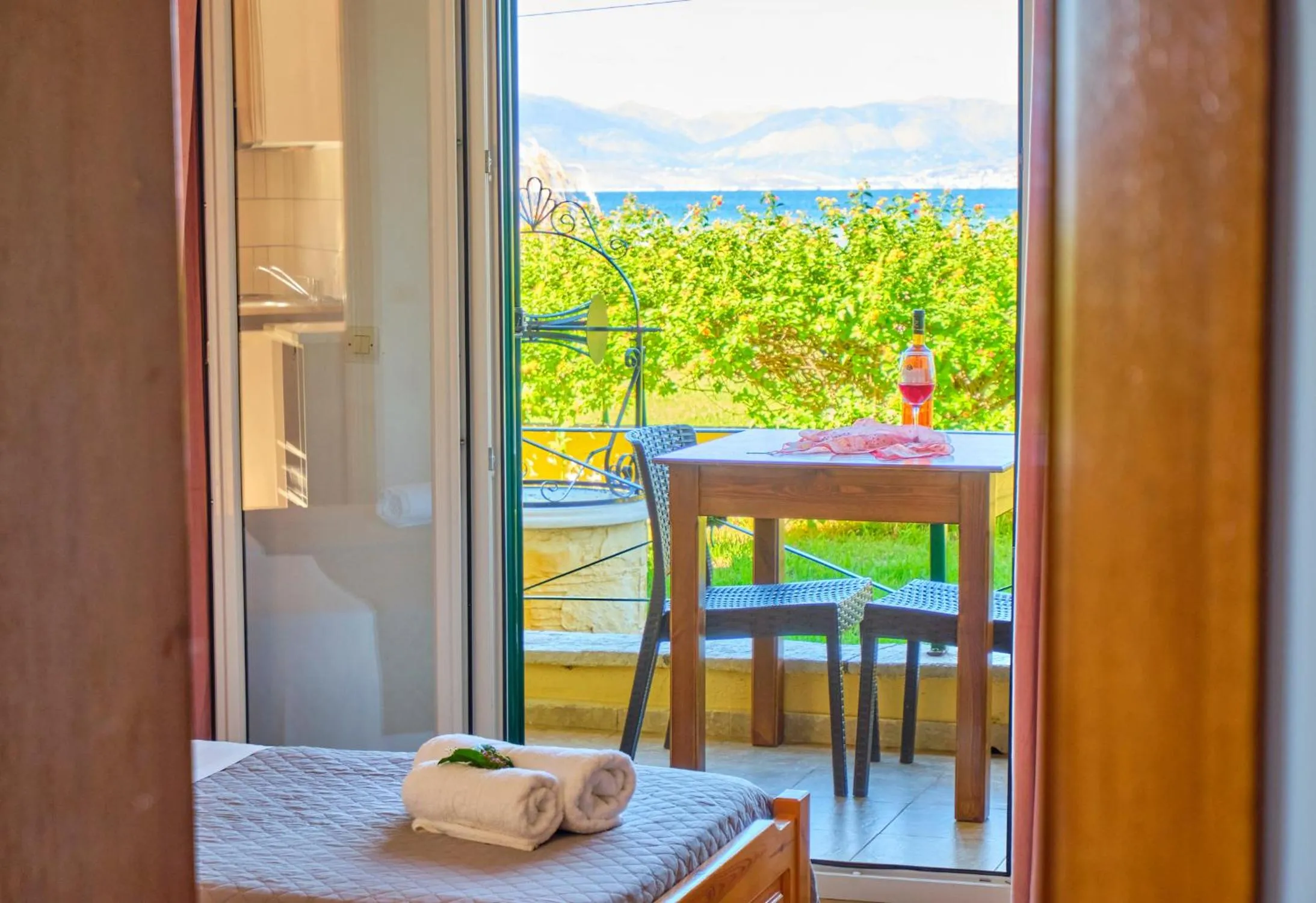 Day in Nikos Kalamaki Corfu