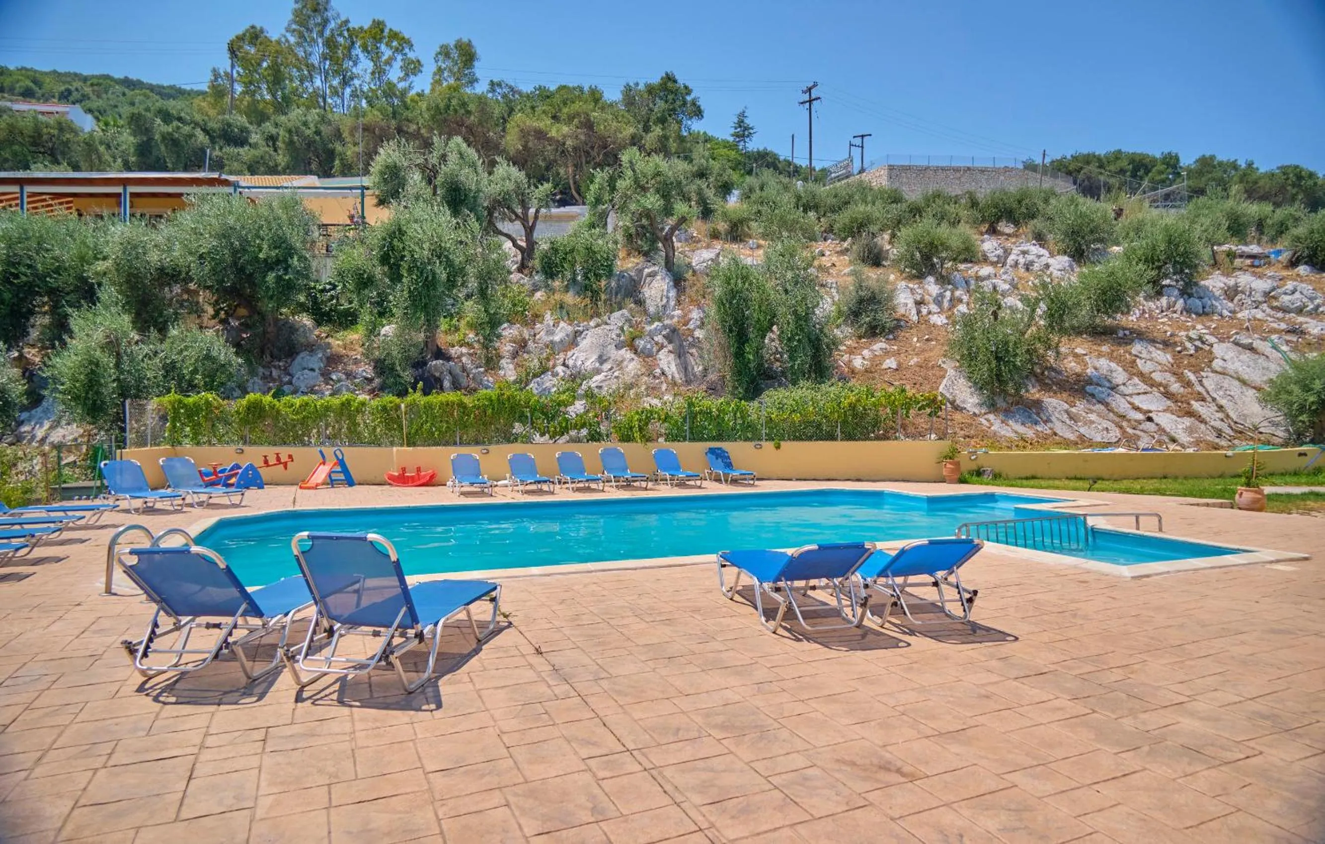 Natural landscape in Nikos Kalamaki Corfu