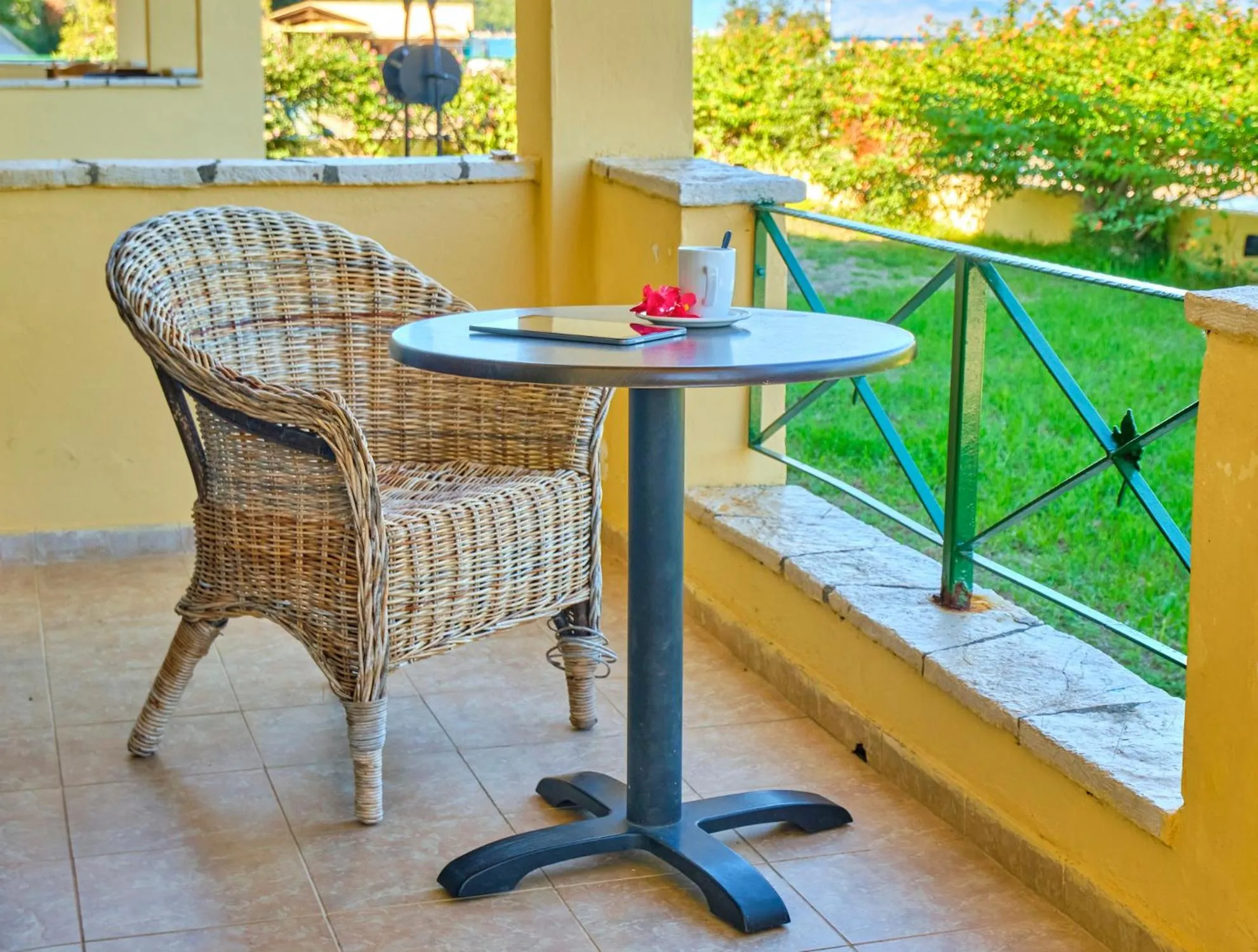 View (from property/room) in Nikos Kalamaki Corfu