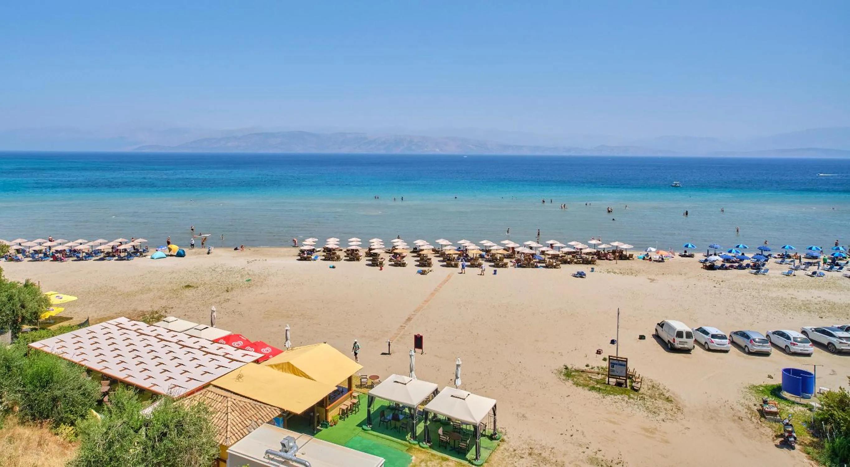 Sea view in Nikos Kalamaki Corfu
