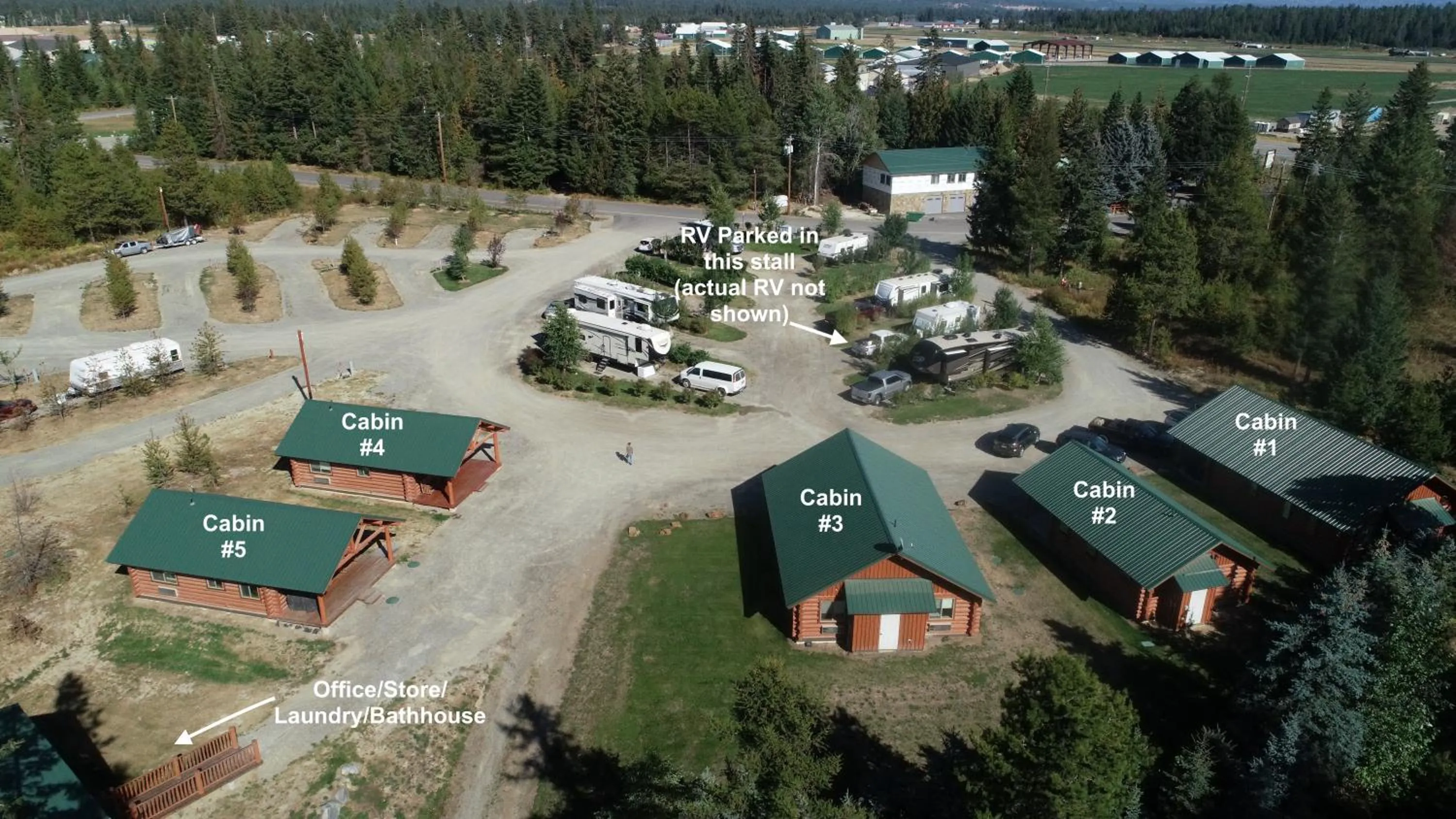 Property building in North Haven Campground