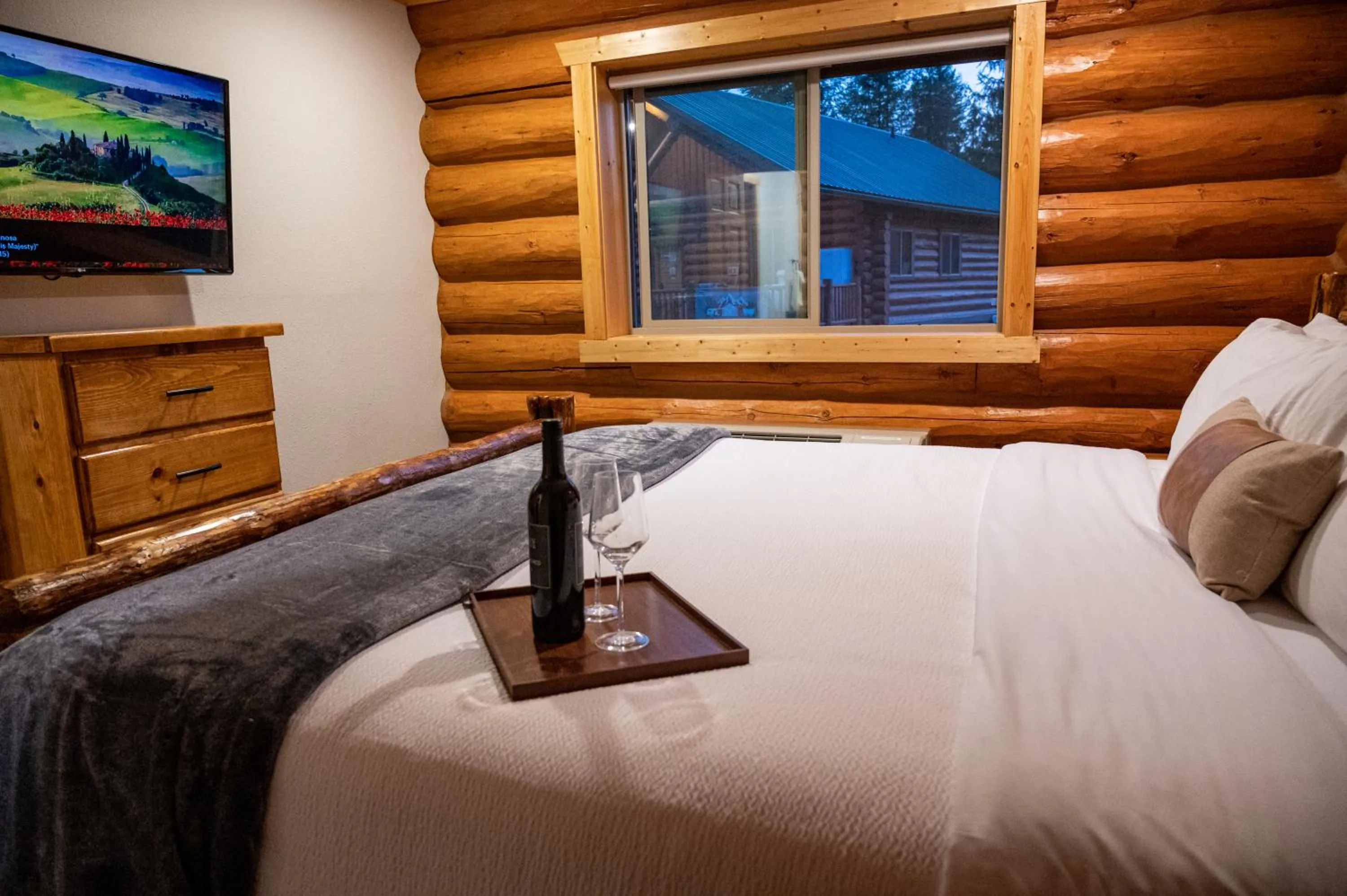 Bed in North Haven Campground