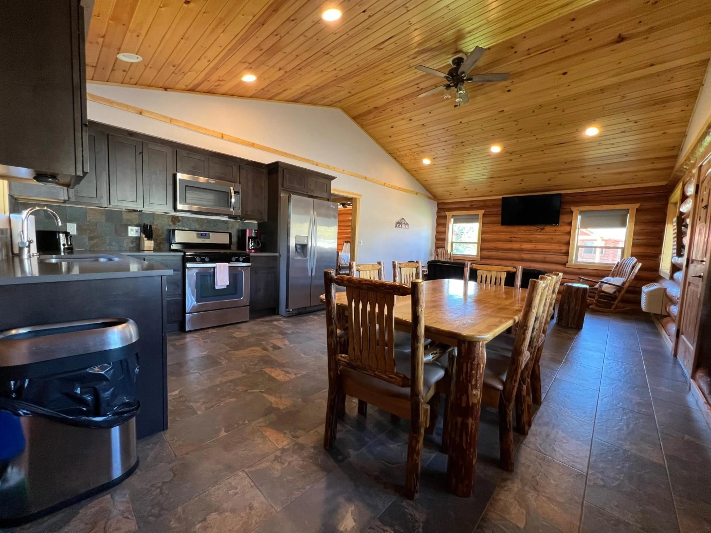 Kitchen or kitchenette in North Haven Campground