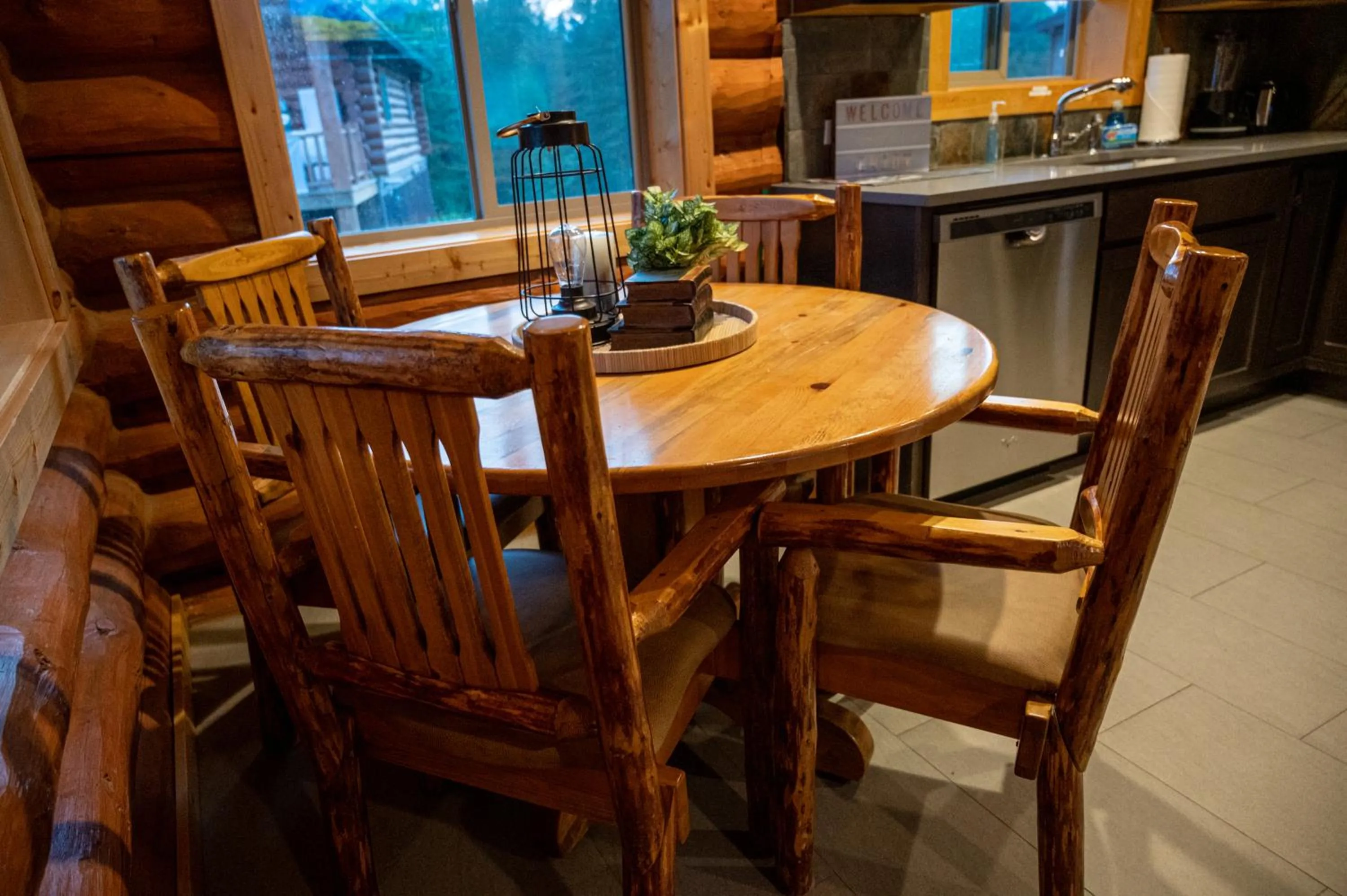 Dining area in North Haven Campground