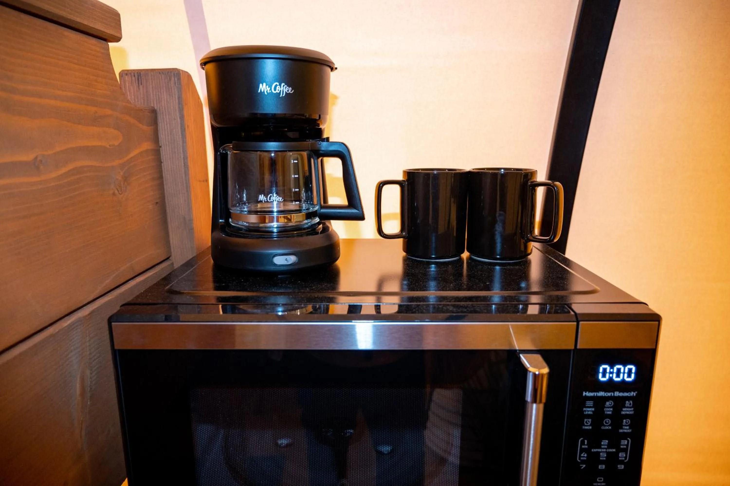 Coffee/tea facilities in North Haven Campground