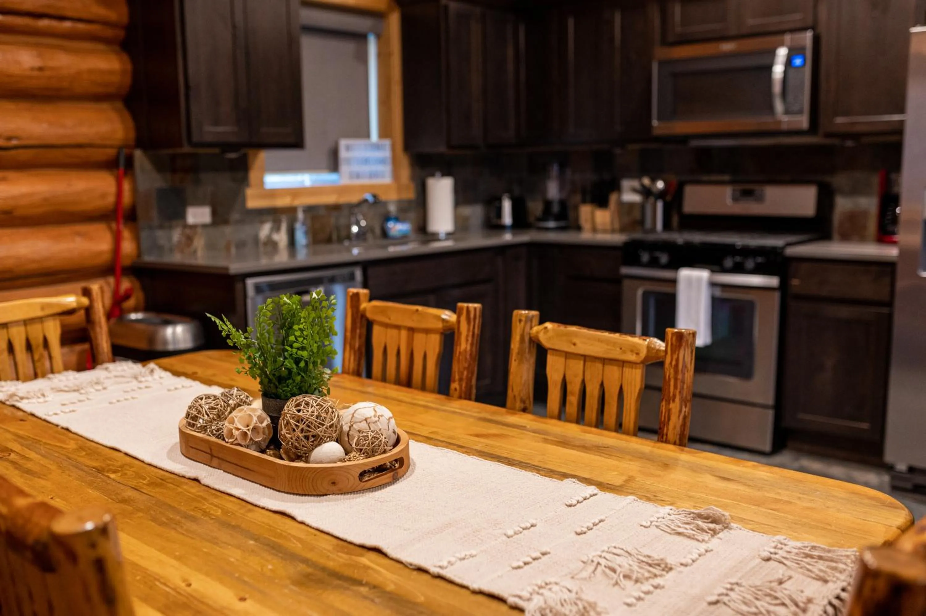 Dining area in North Haven Campground