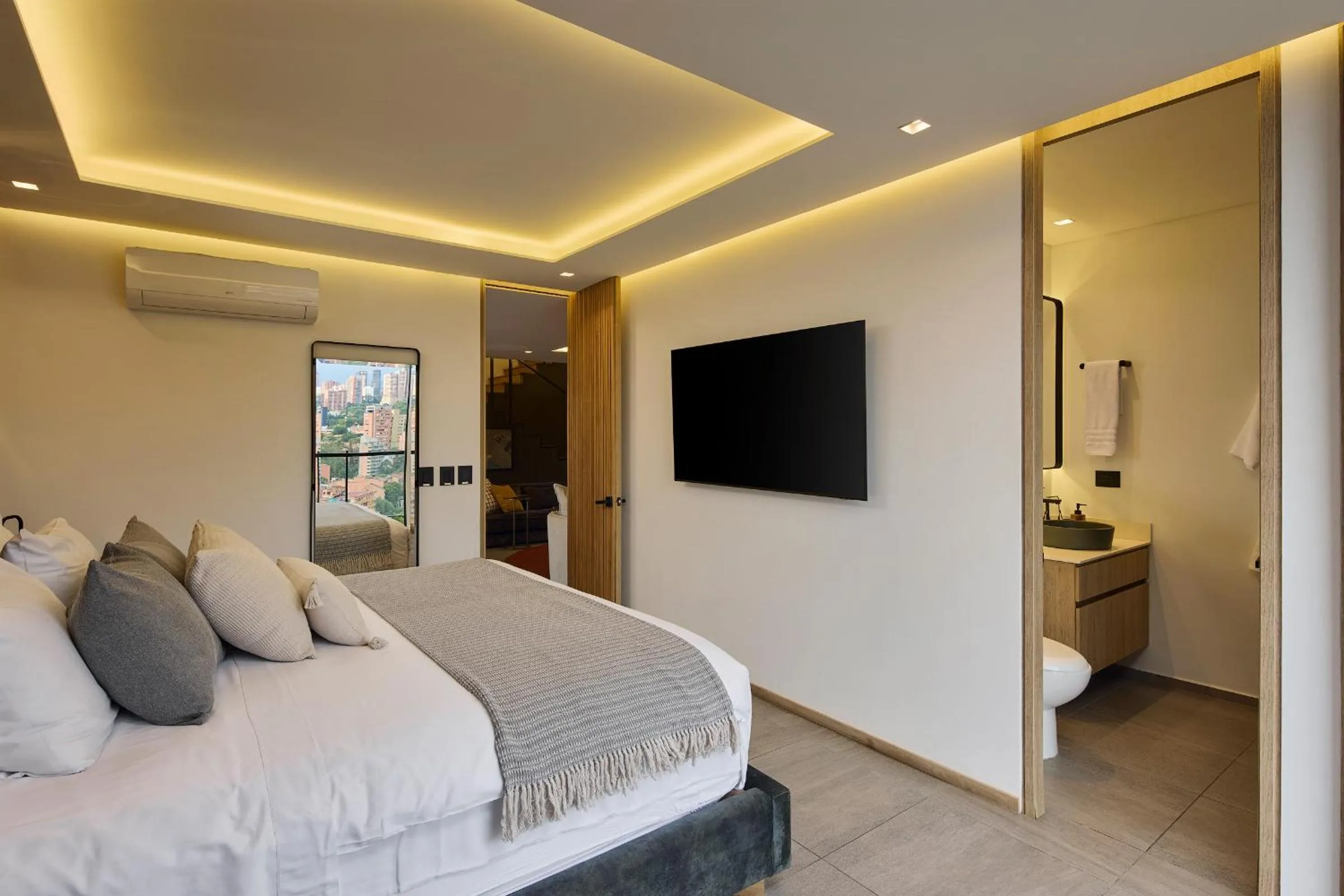 Bedroom, Bed in Wake Living