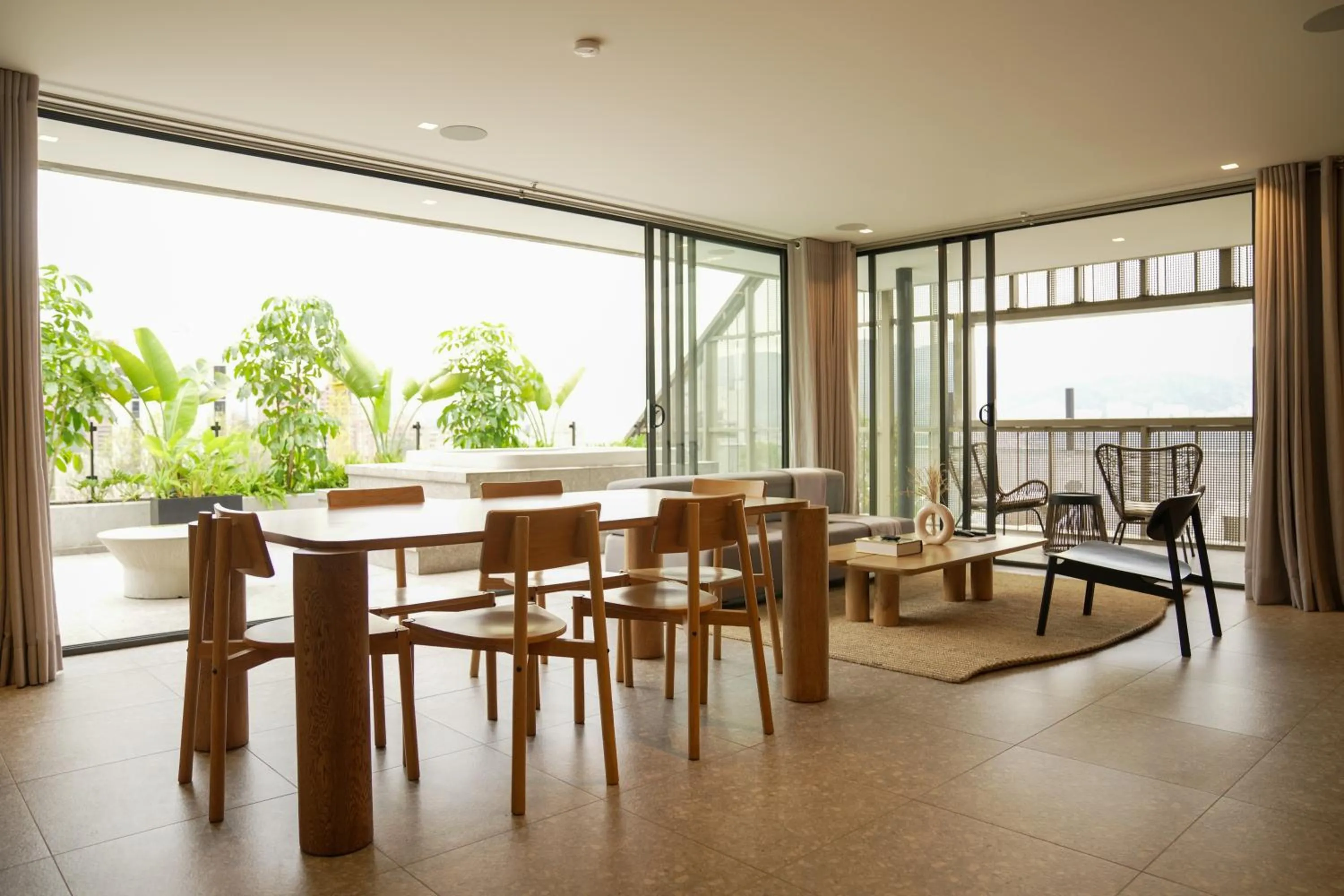 Dining area in Wake Living