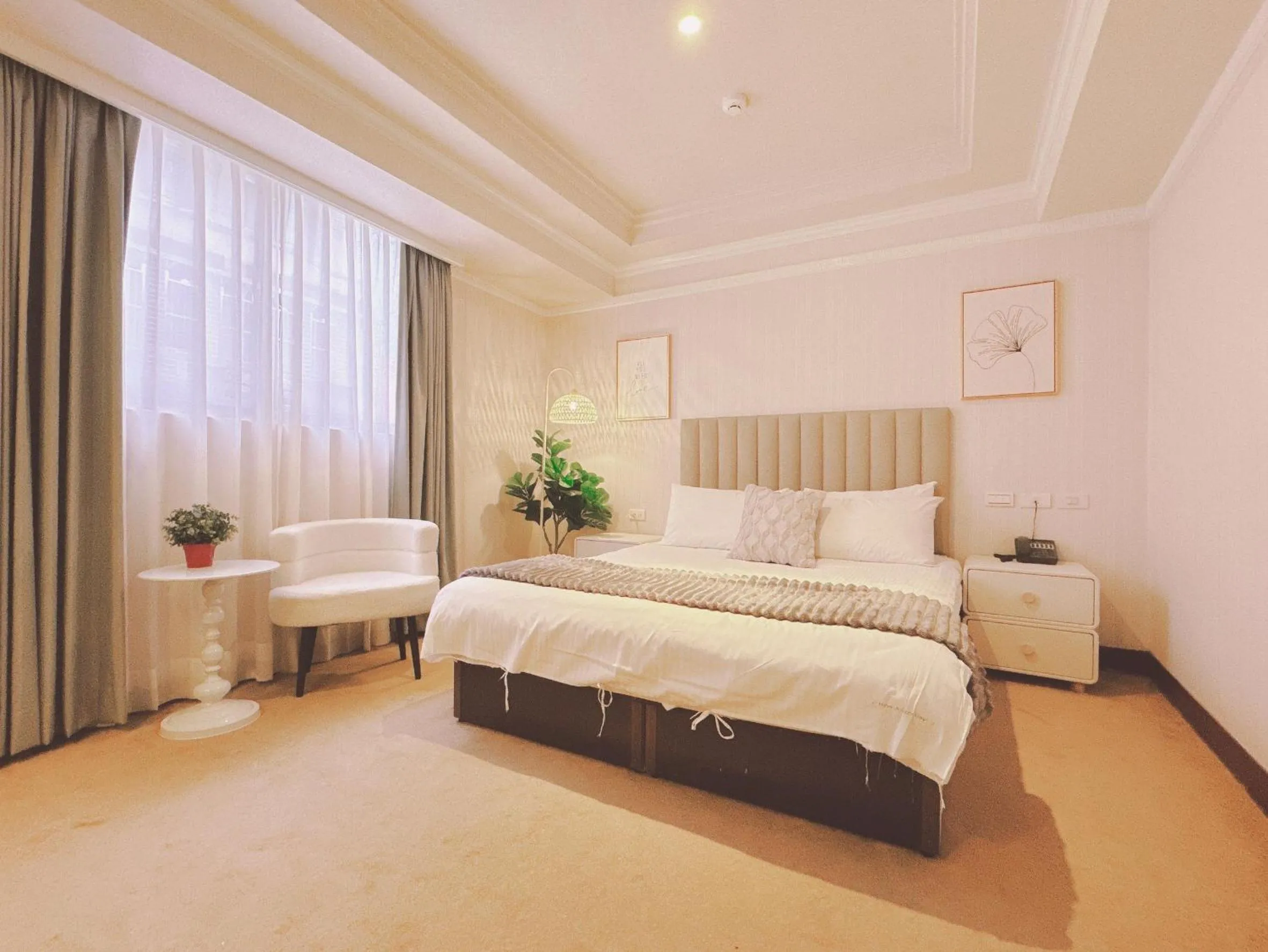 Bed in Meworld Hotel-Sanchong