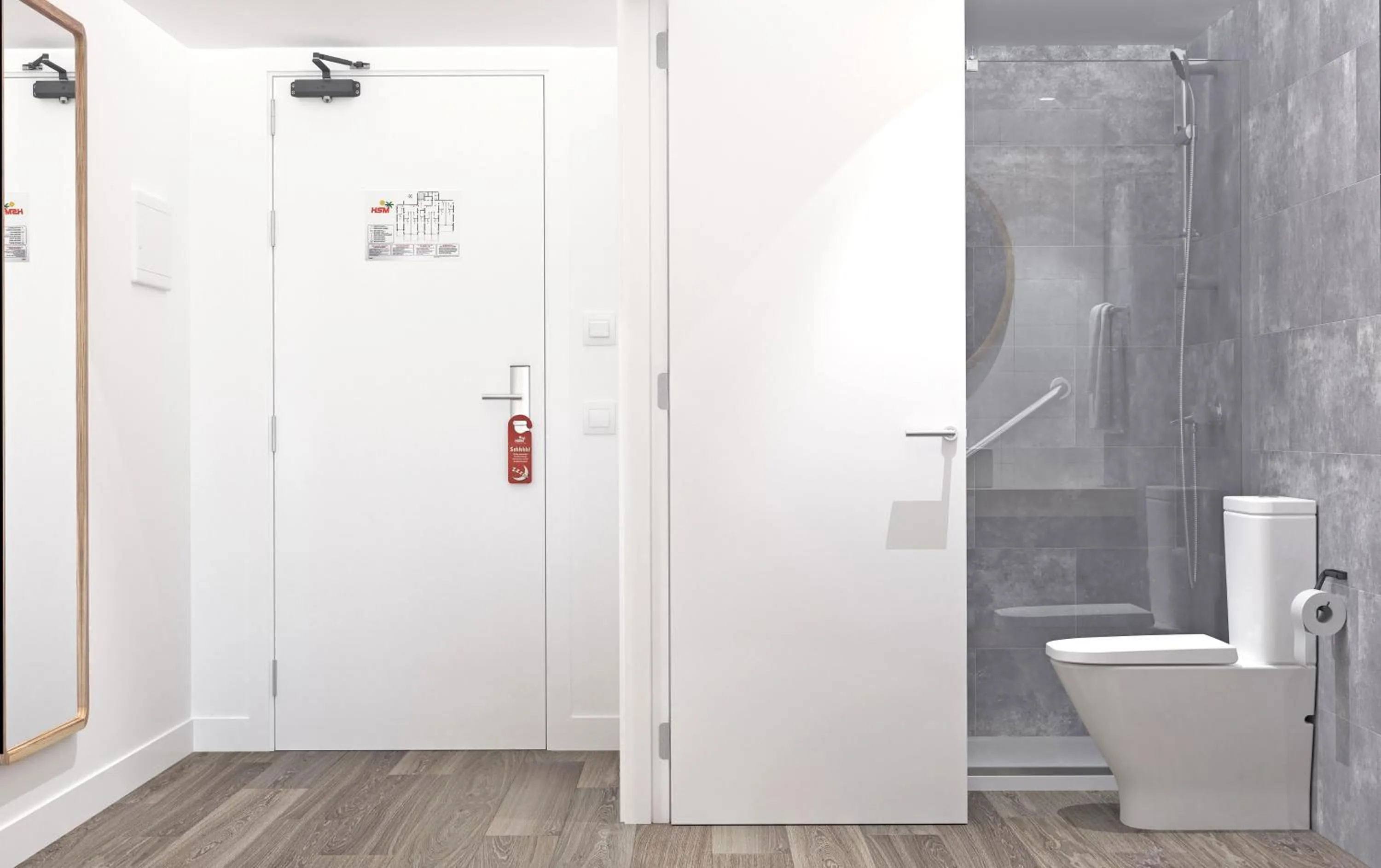 Bathroom in HSM Sandalo Beach