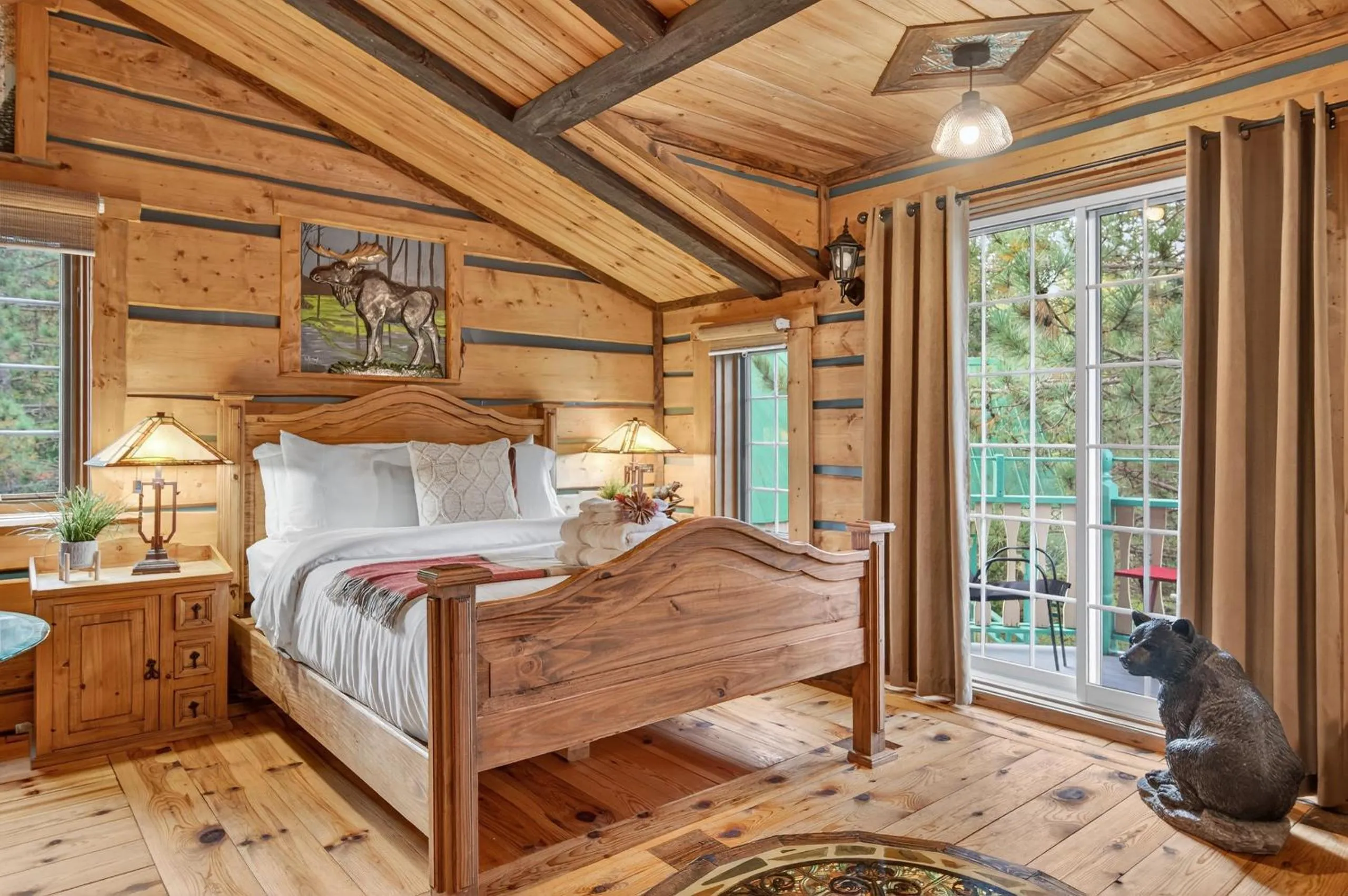 Property building in Domaine Rivière Sacacomie Chalets et Bed and Breakfast -Manoir Canergie