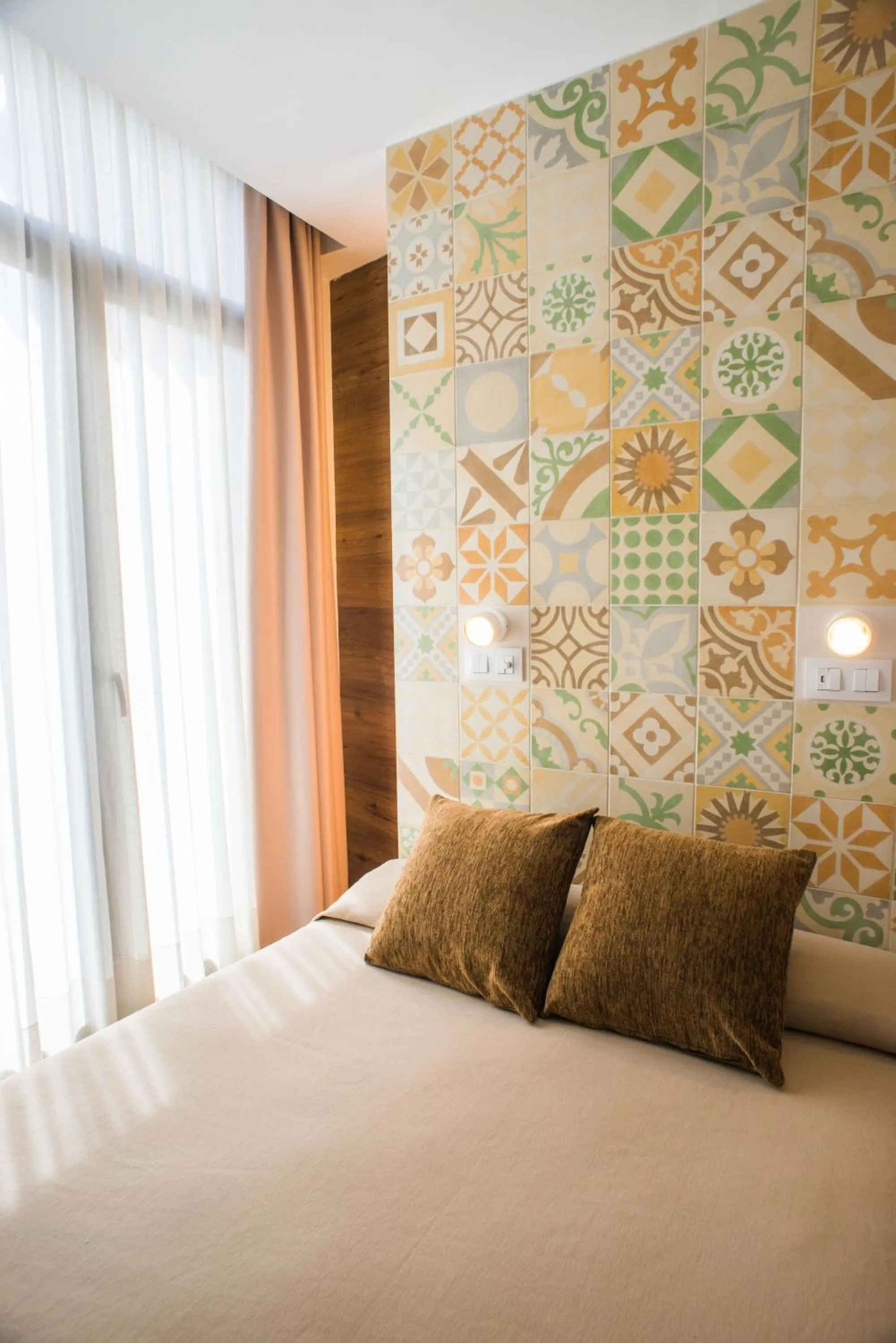 Bed in Hostal Marenostrum