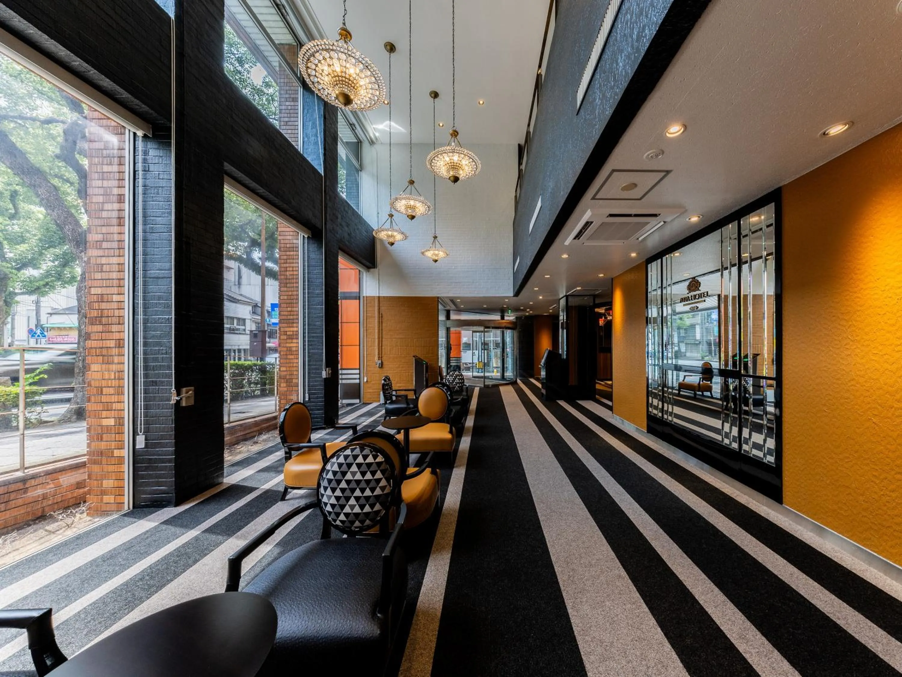 Lobby or reception in APA Hotel Nagasaki Dejima