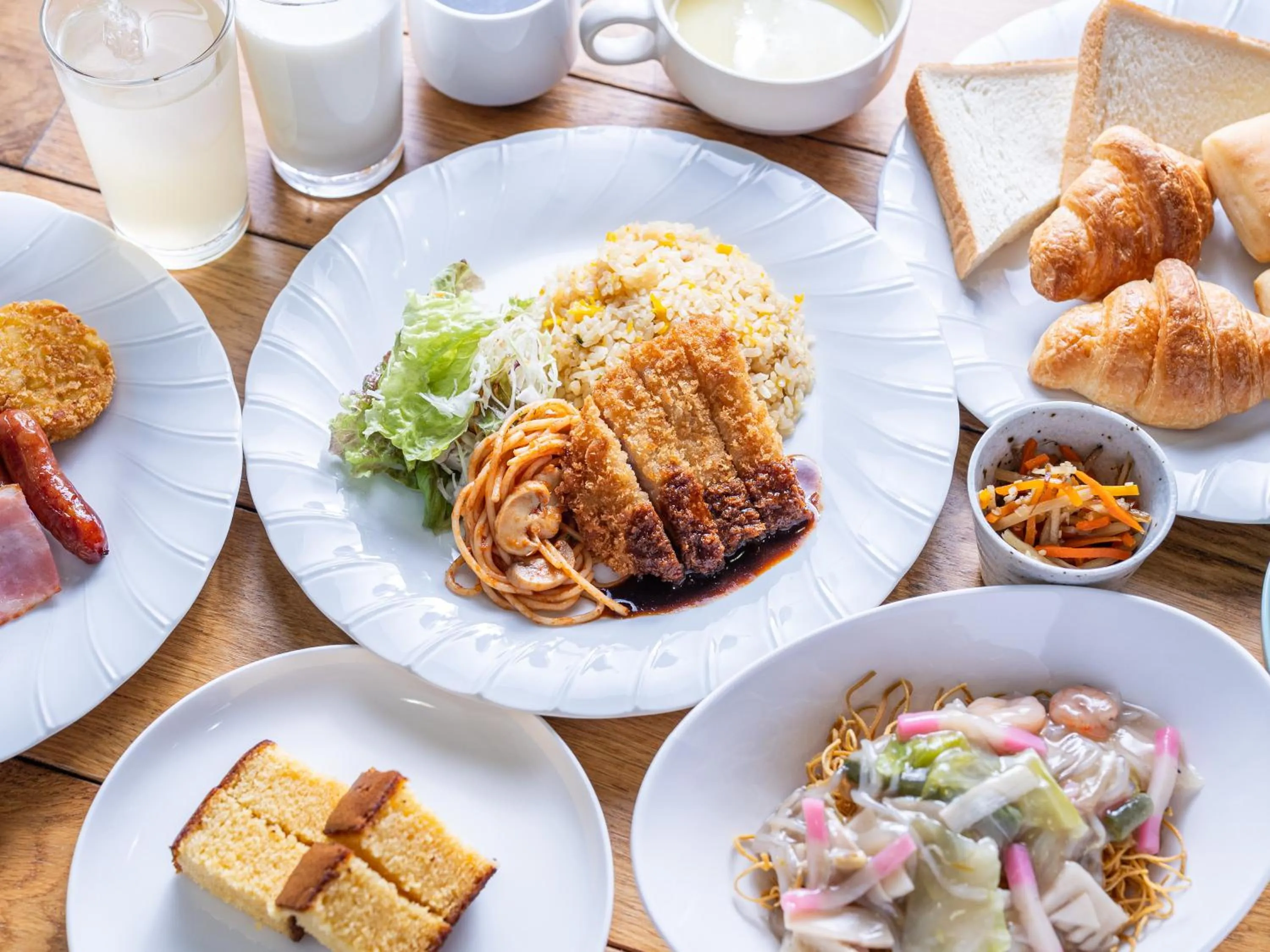 Buffet breakfast in APA Hotel Nagasaki Dejima