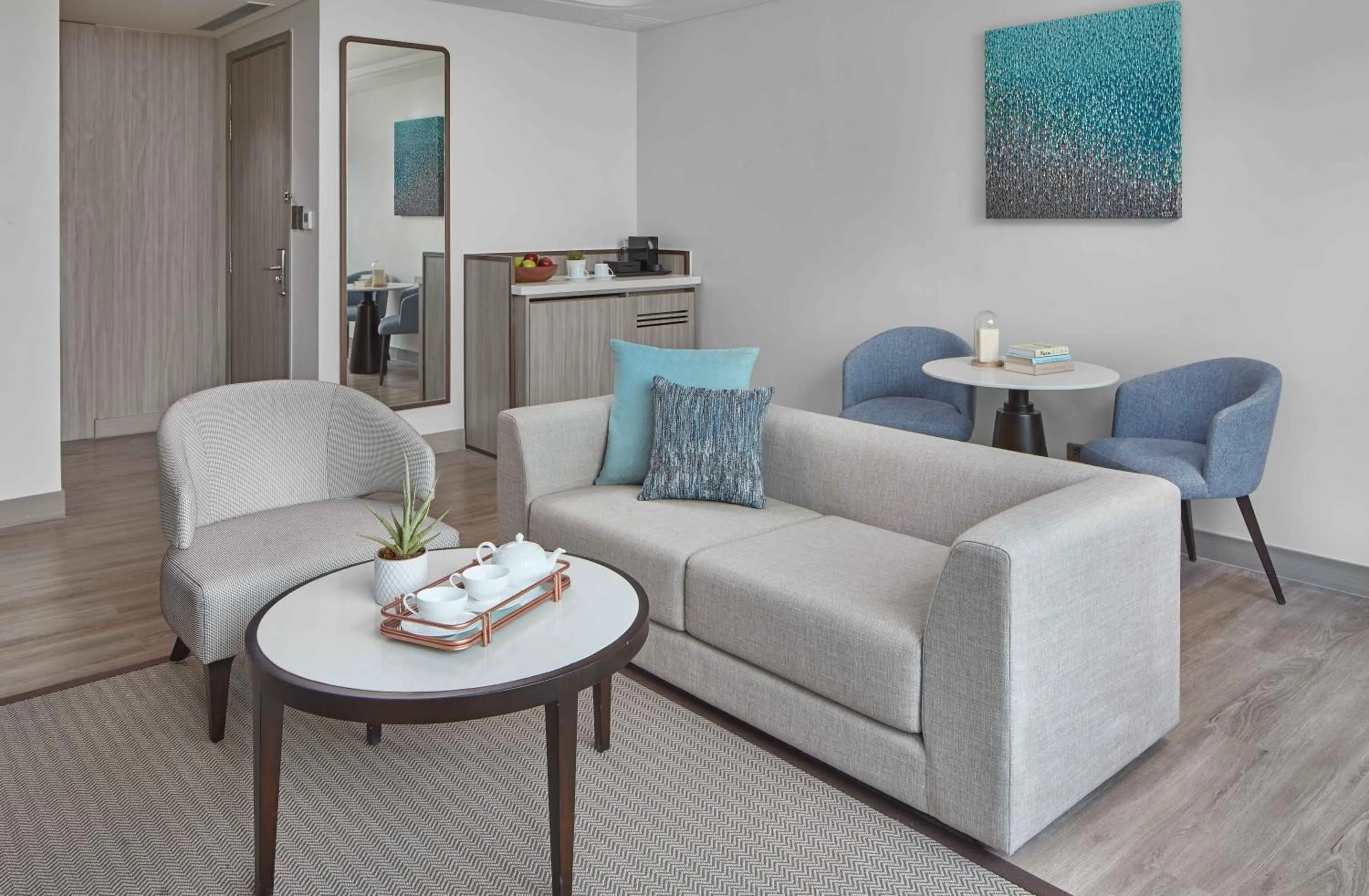 Living room in Lanson Place Mall of Asia Manila