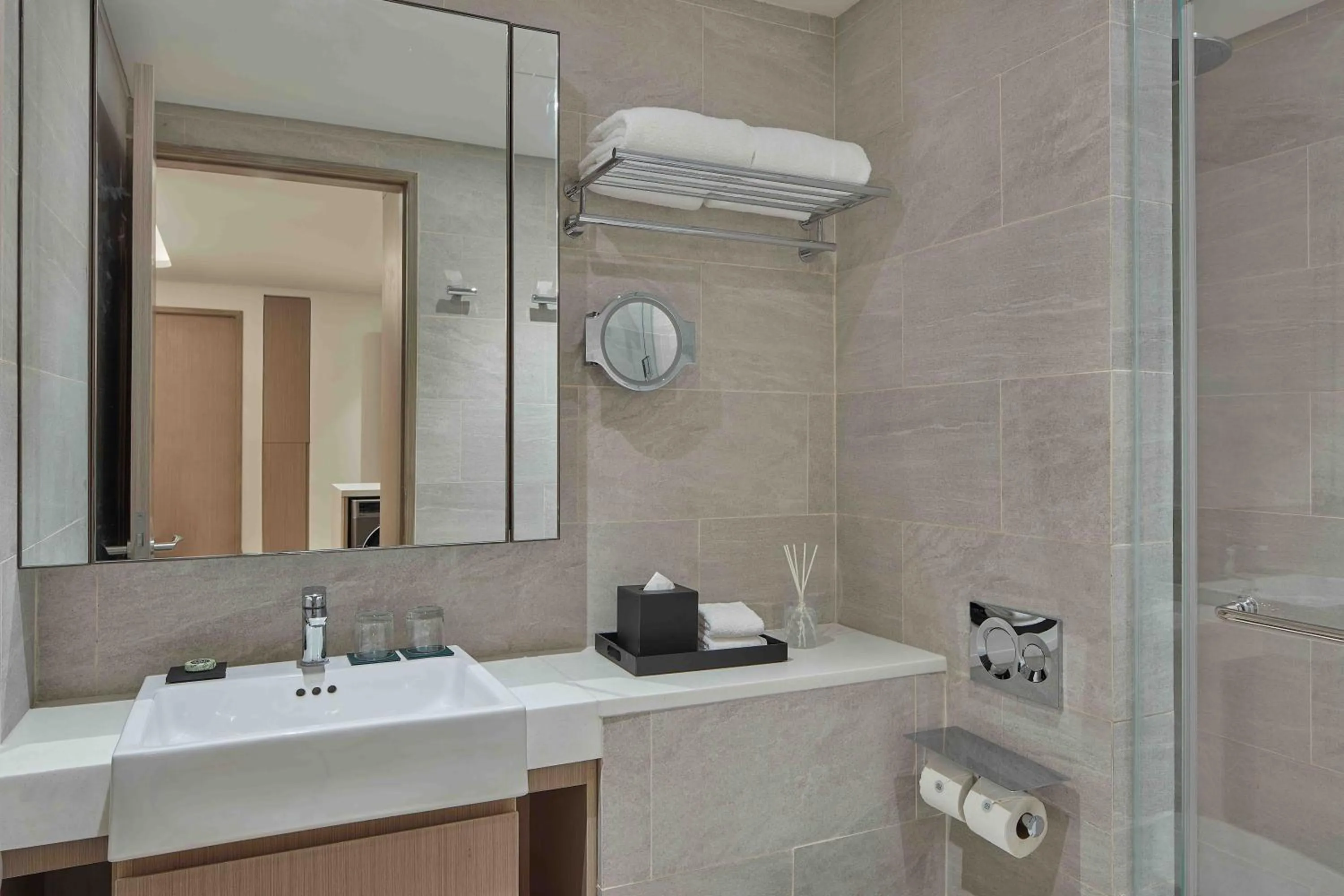 Bathroom in Lanson Place Mall of Asia Manila