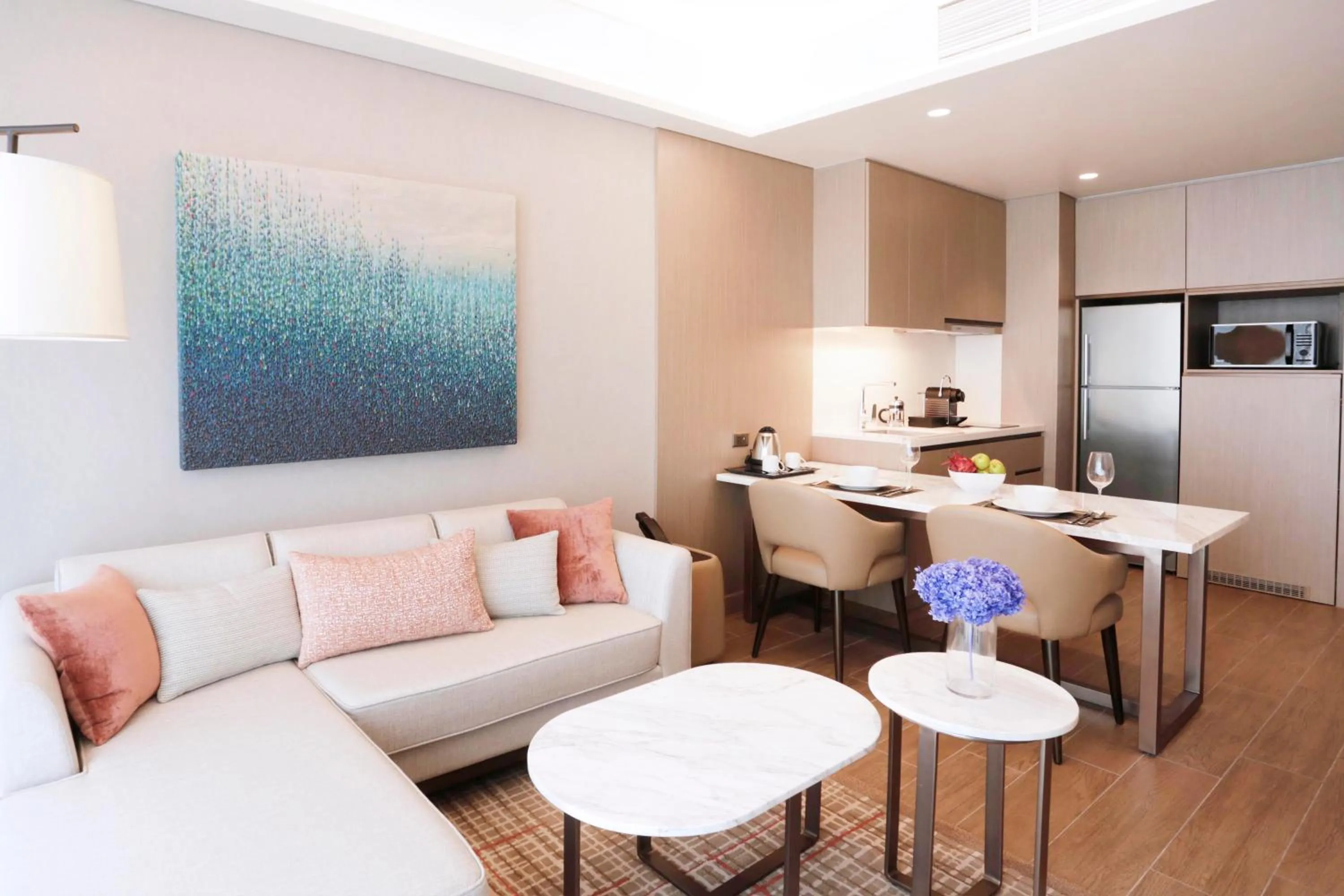 Living room in Lanson Place Mall of Asia Manila