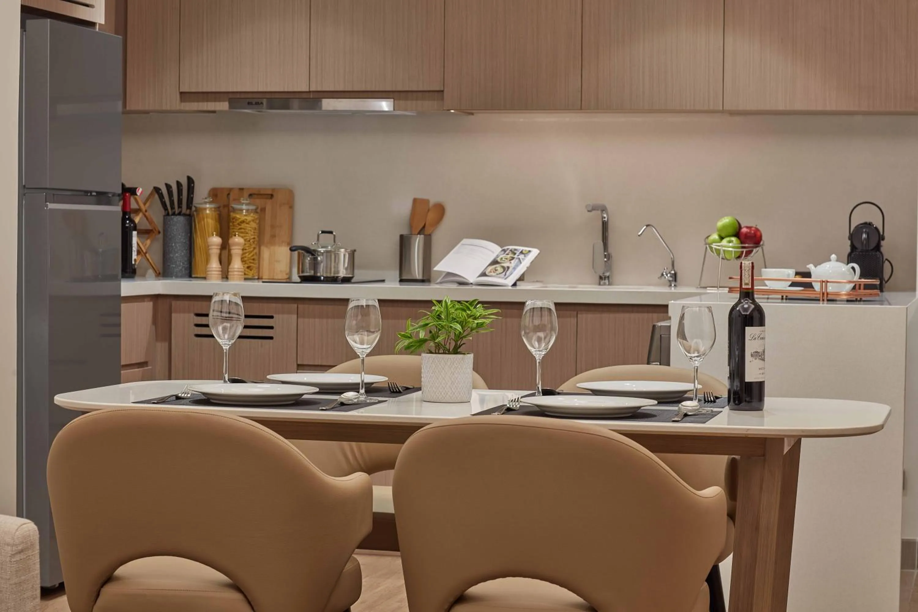 Kitchen or kitchenette in Lanson Place Mall of Asia Manila