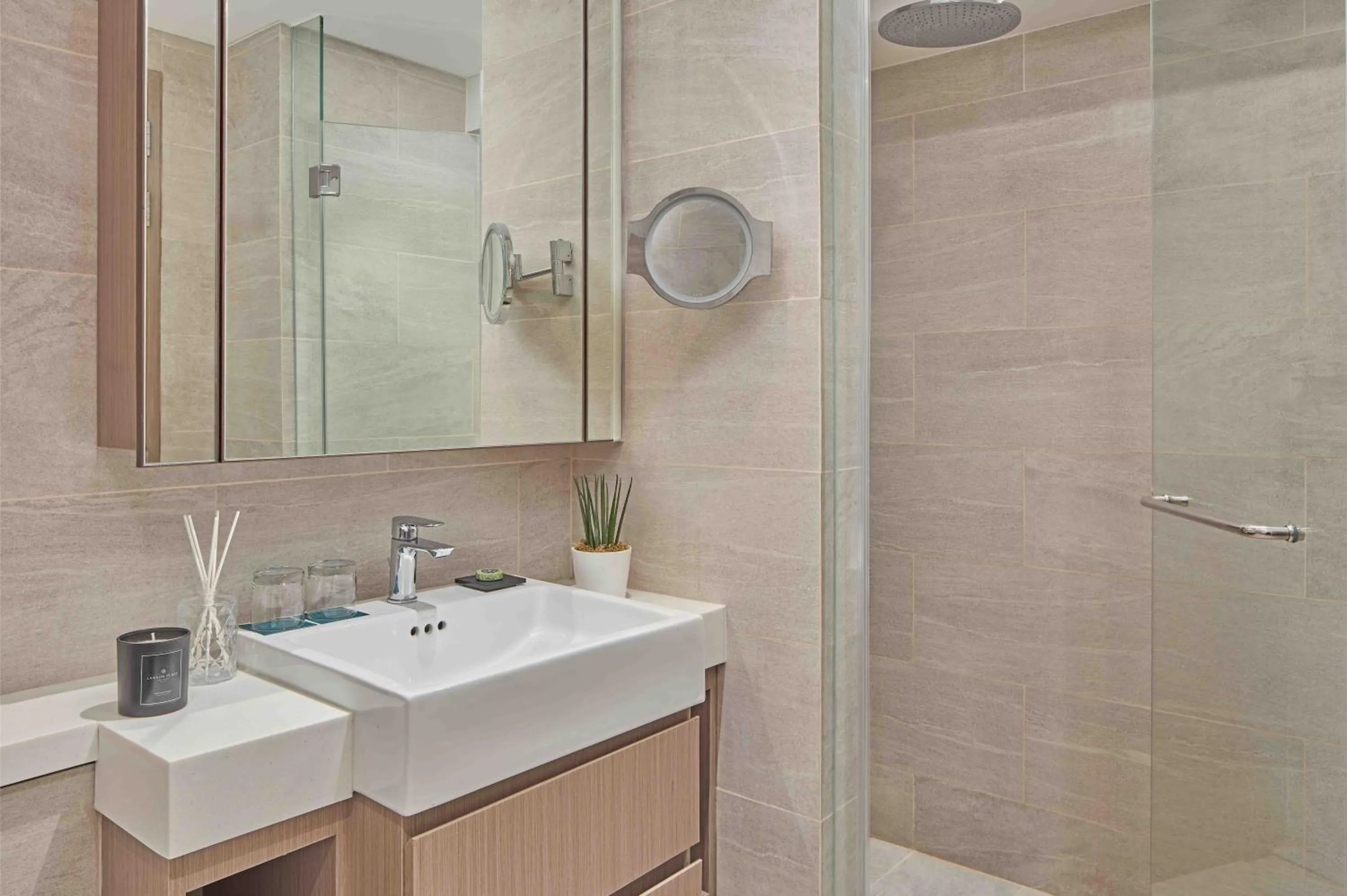 Bathroom in Lanson Place Mall of Asia Manila