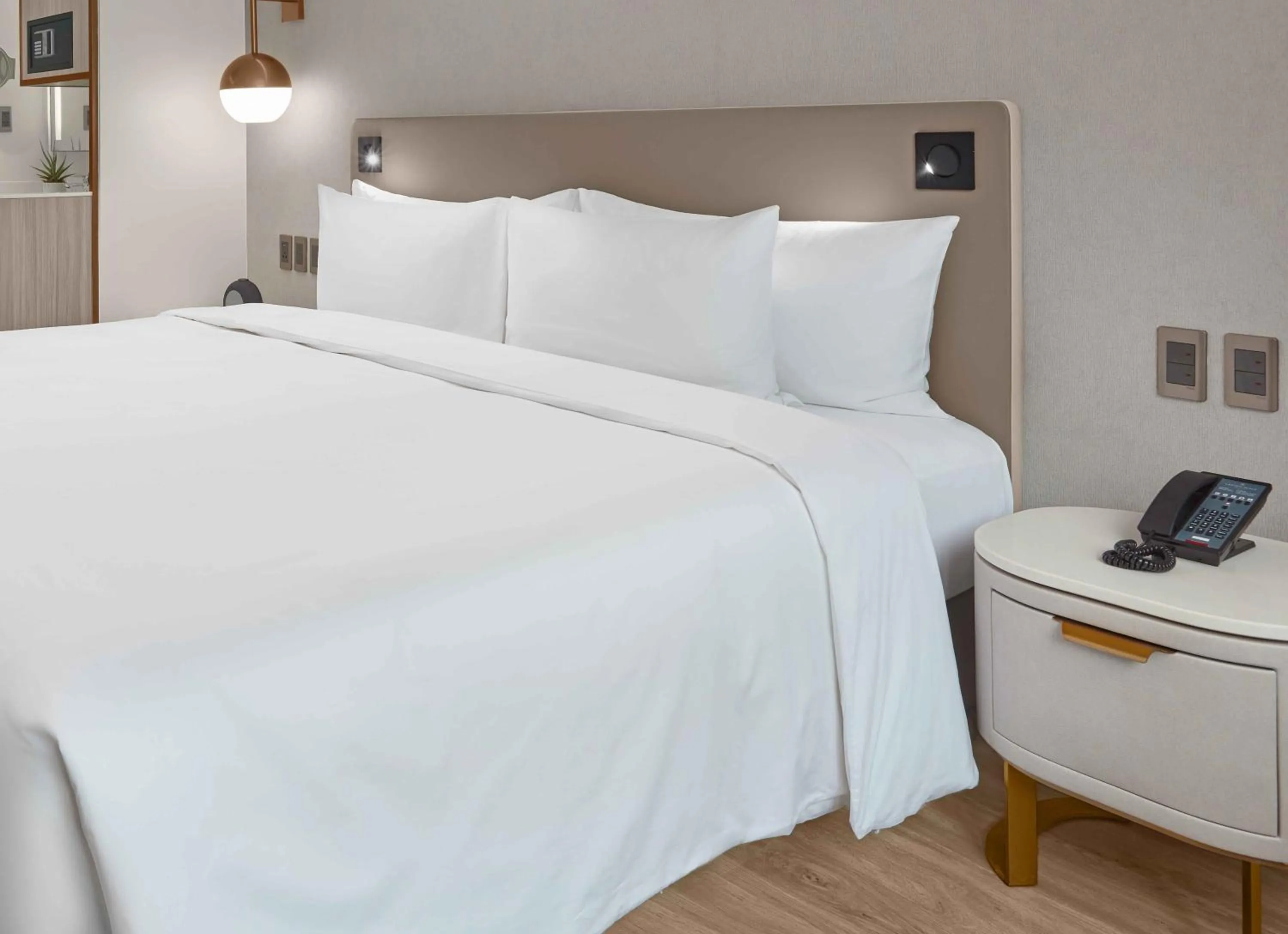 Bed in Lanson Place Mall of Asia Manila