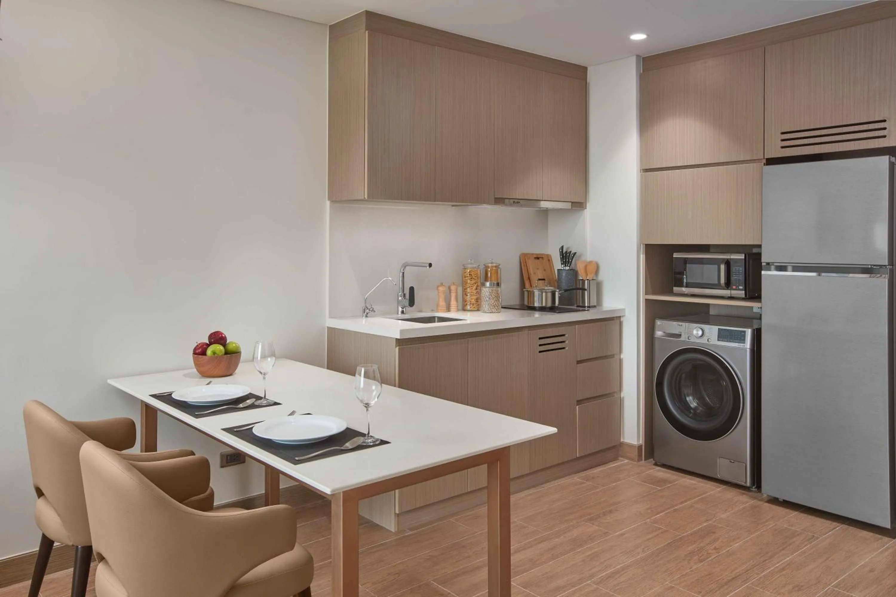 Kitchen or kitchenette in Lanson Place Mall of Asia Manila