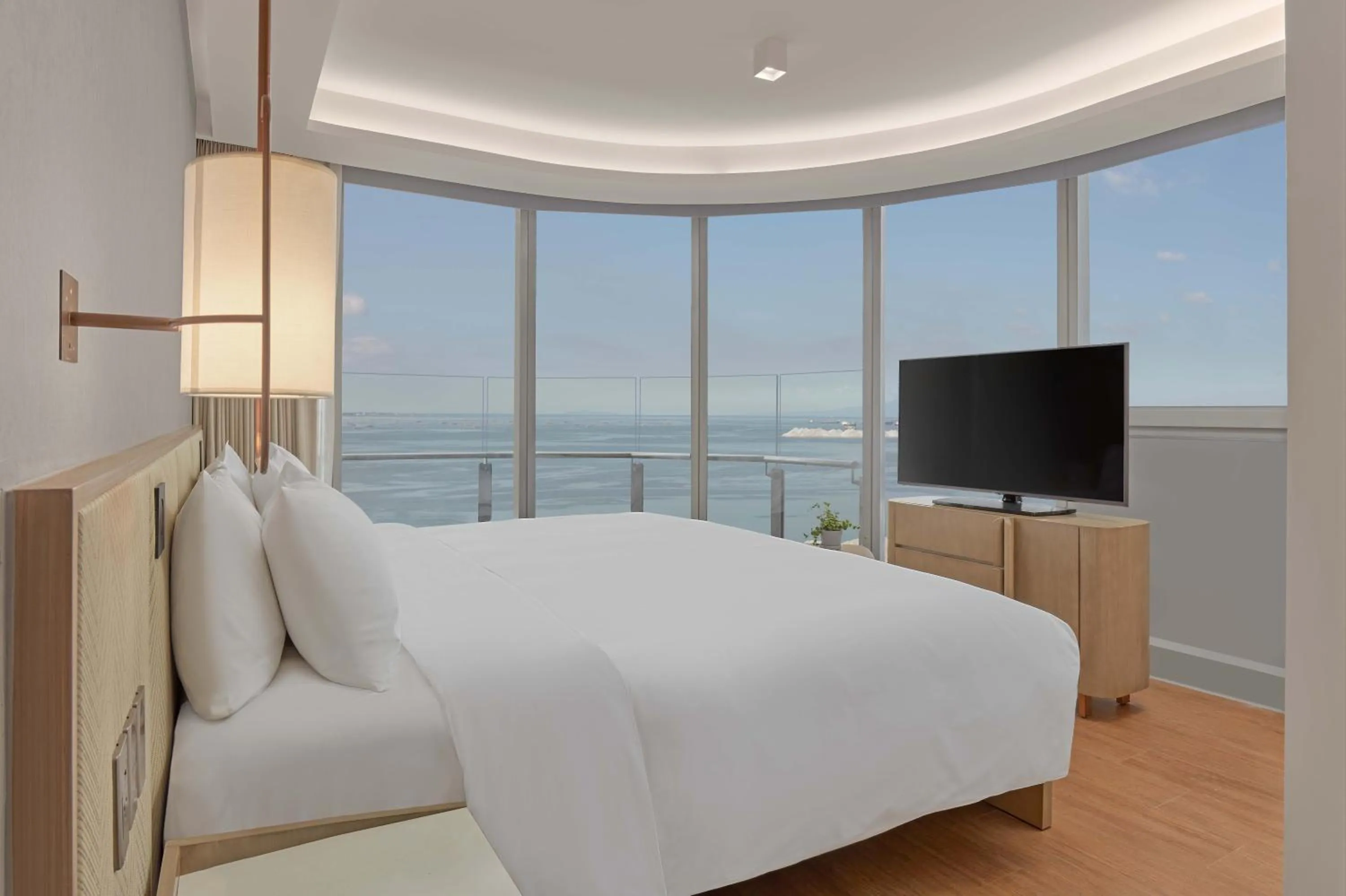 View (from property/room), Bed in Lanson Place Mall of Asia Manila