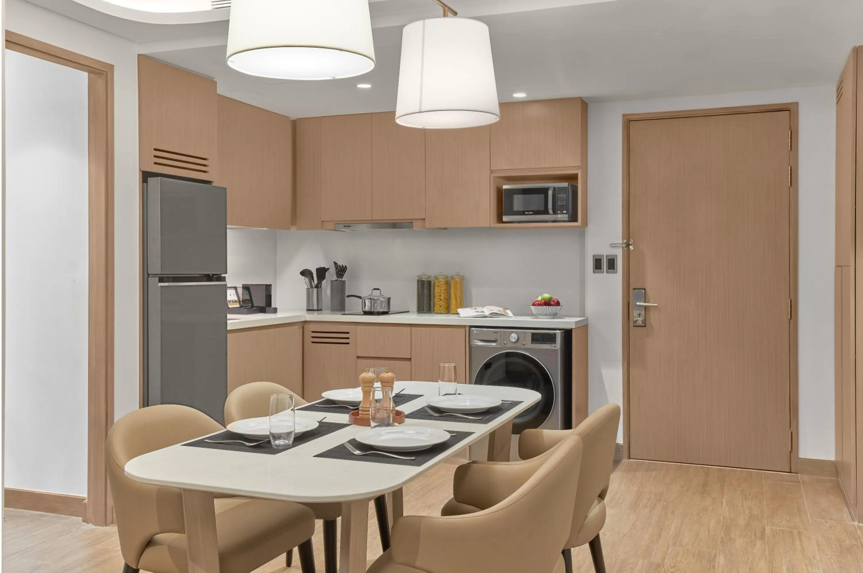 Kitchen or kitchenette in Lanson Place Mall of Asia Manila