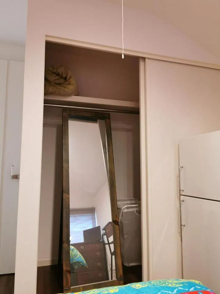 wardrobe, Bed in Bell house