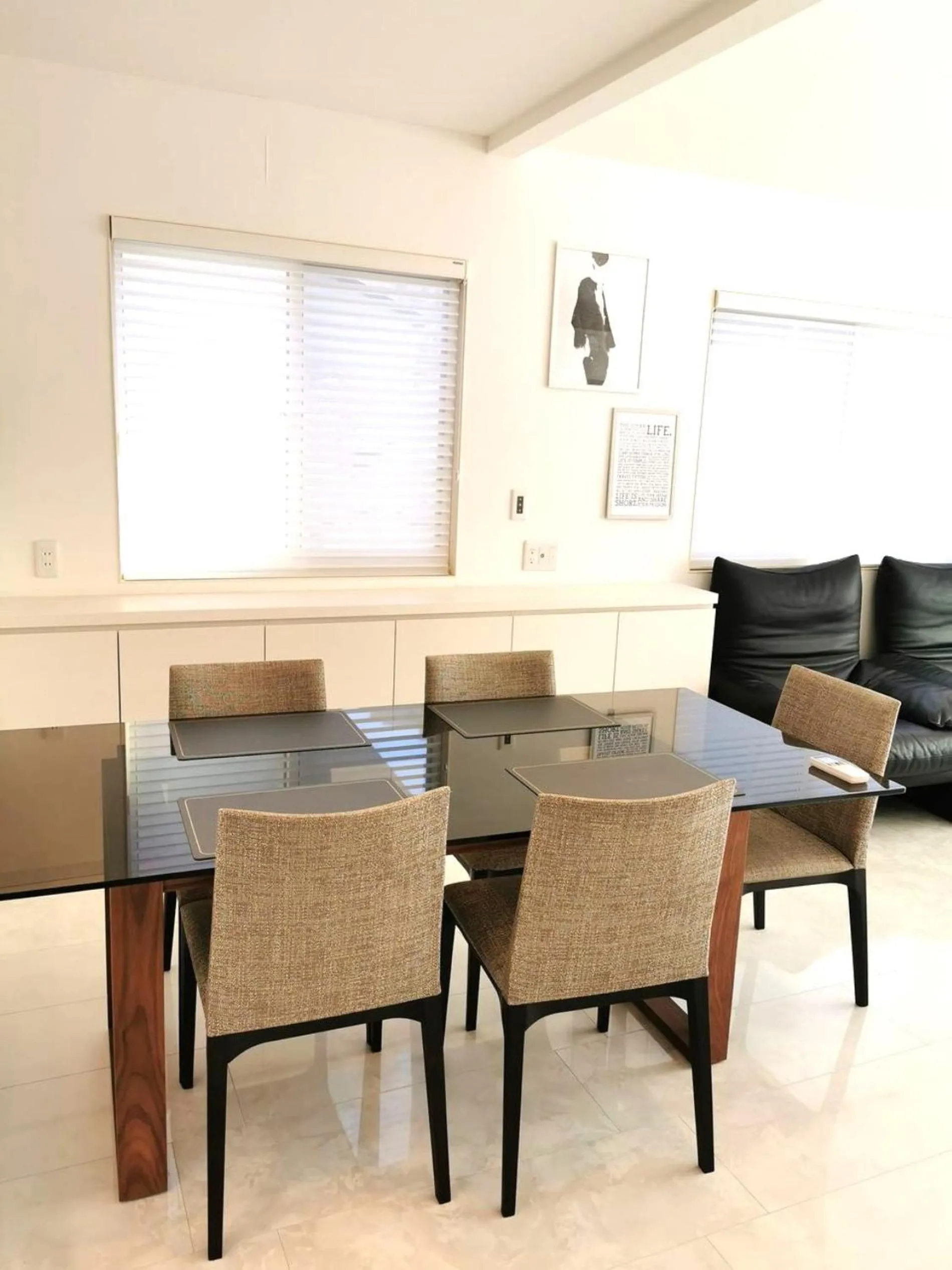 Dining area in Bell house